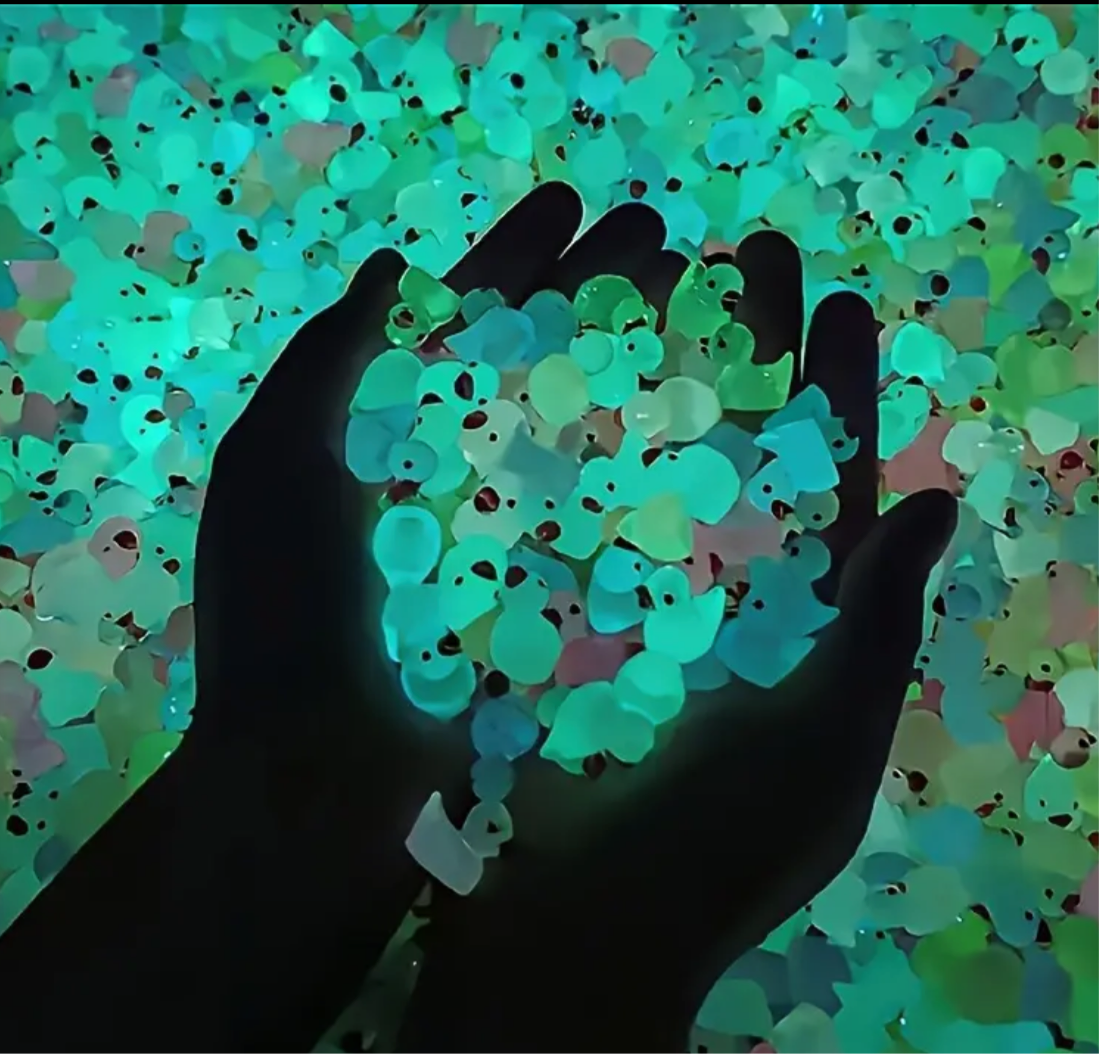 Mini glow in the dark ducks
