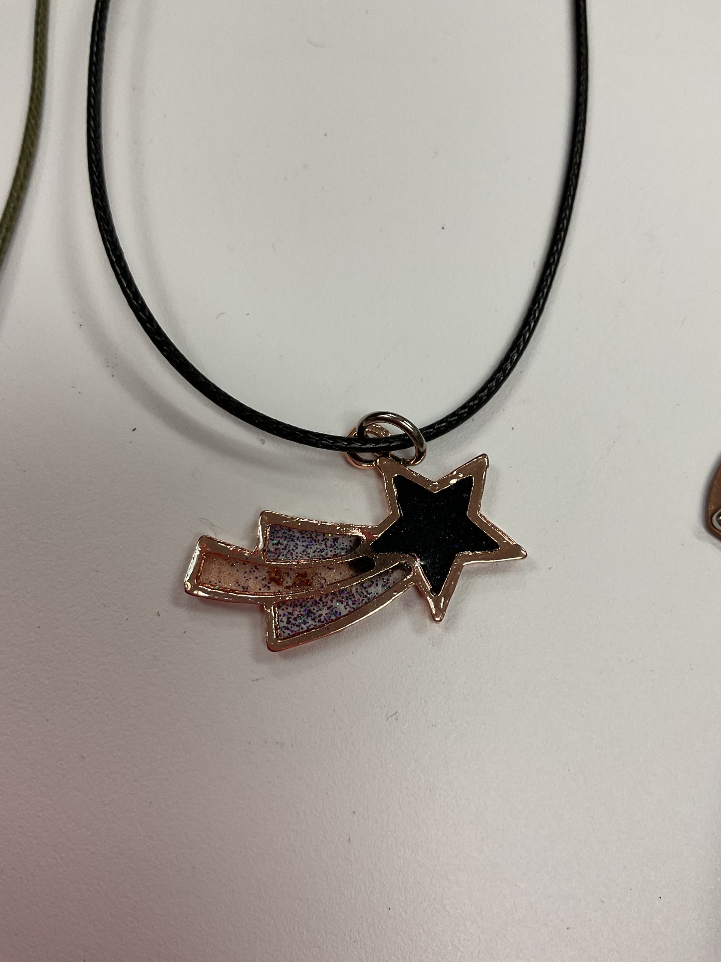 MJ resin and pendant necklaces