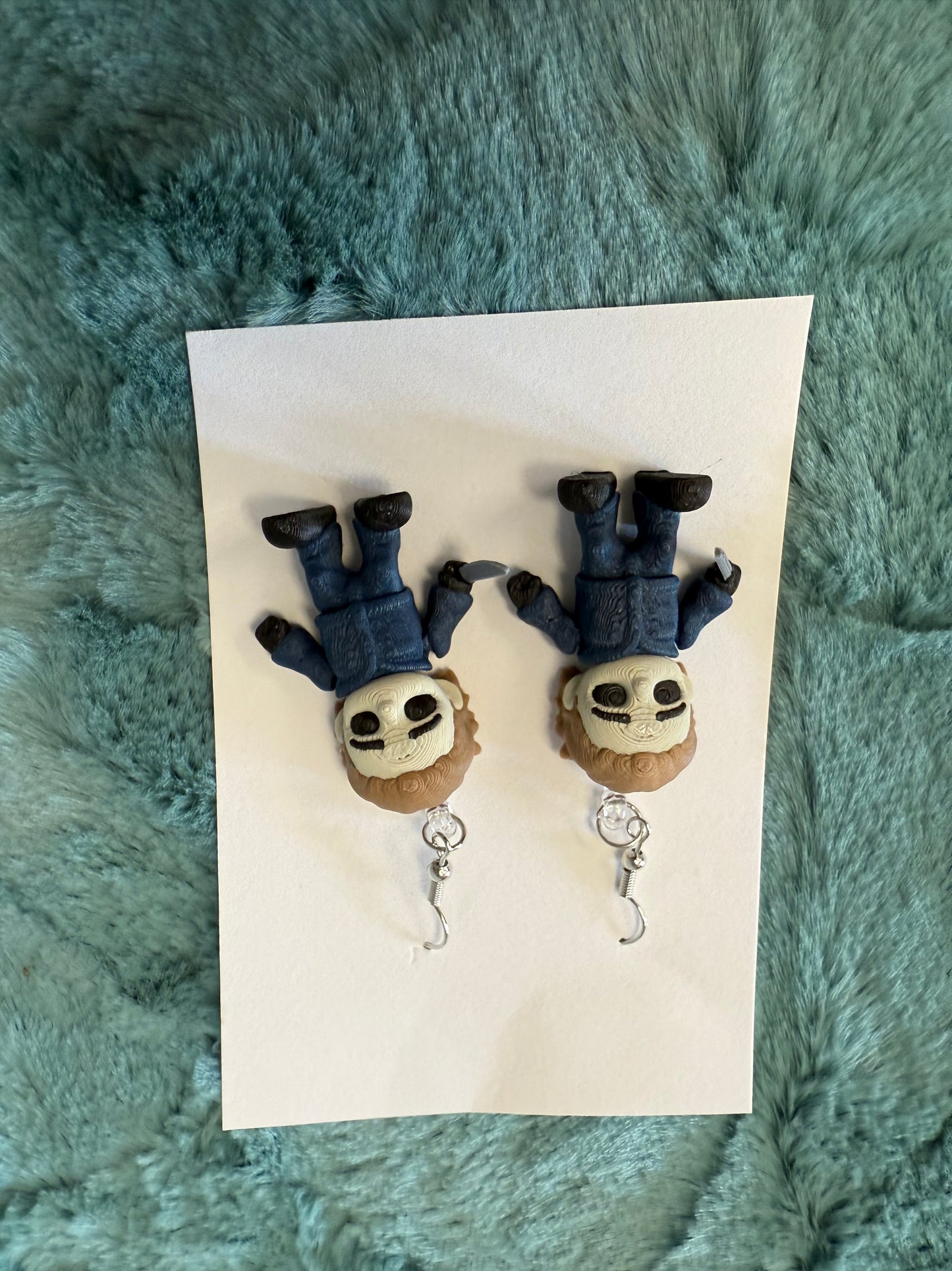 Horror guys earrings