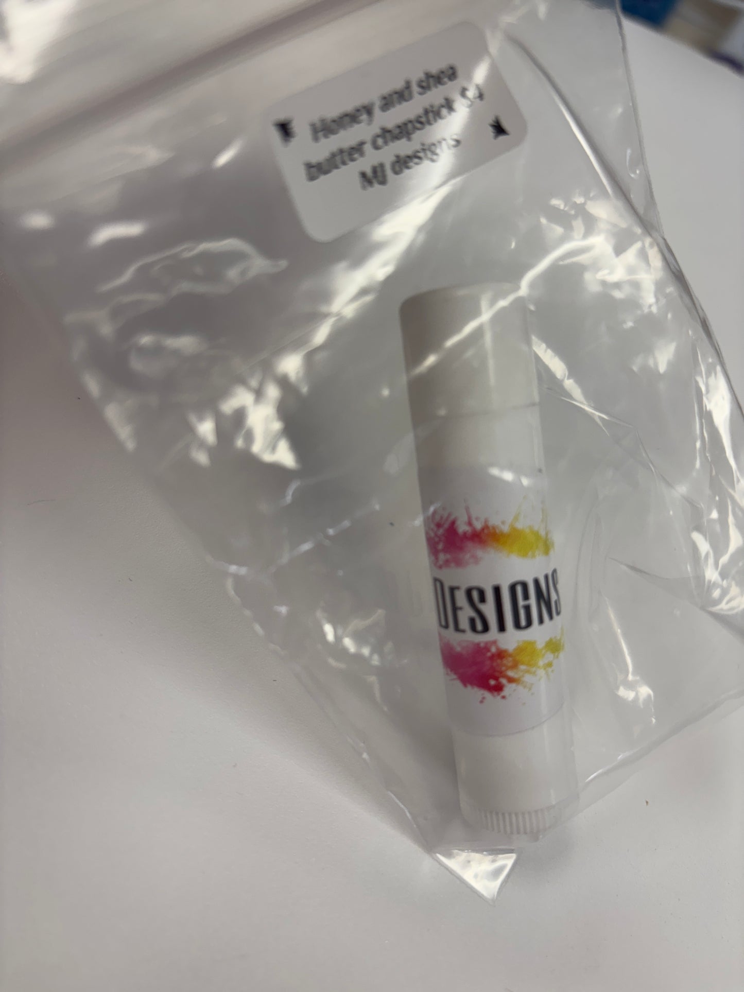 MJ designs chapstick