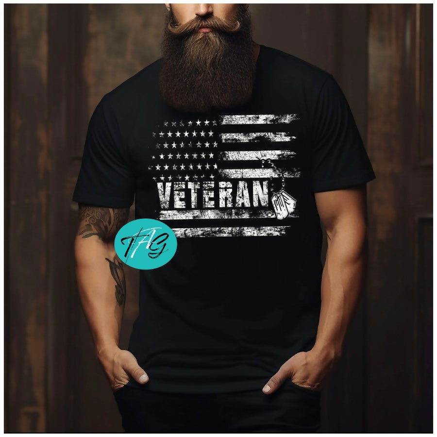 Veteran Flag Tshirt