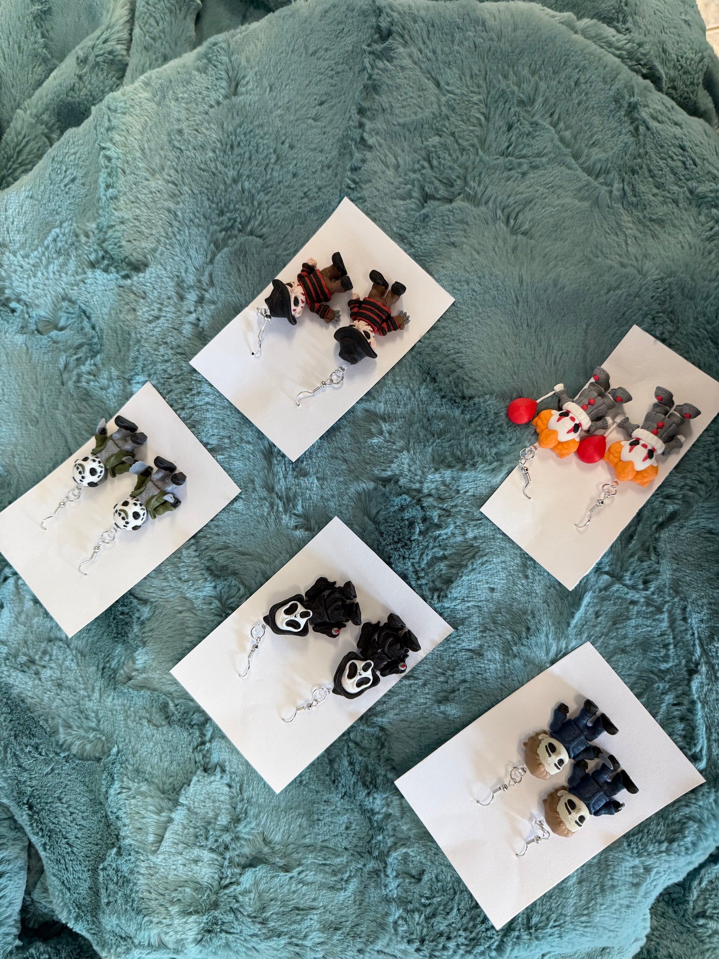 Horror guys earrings