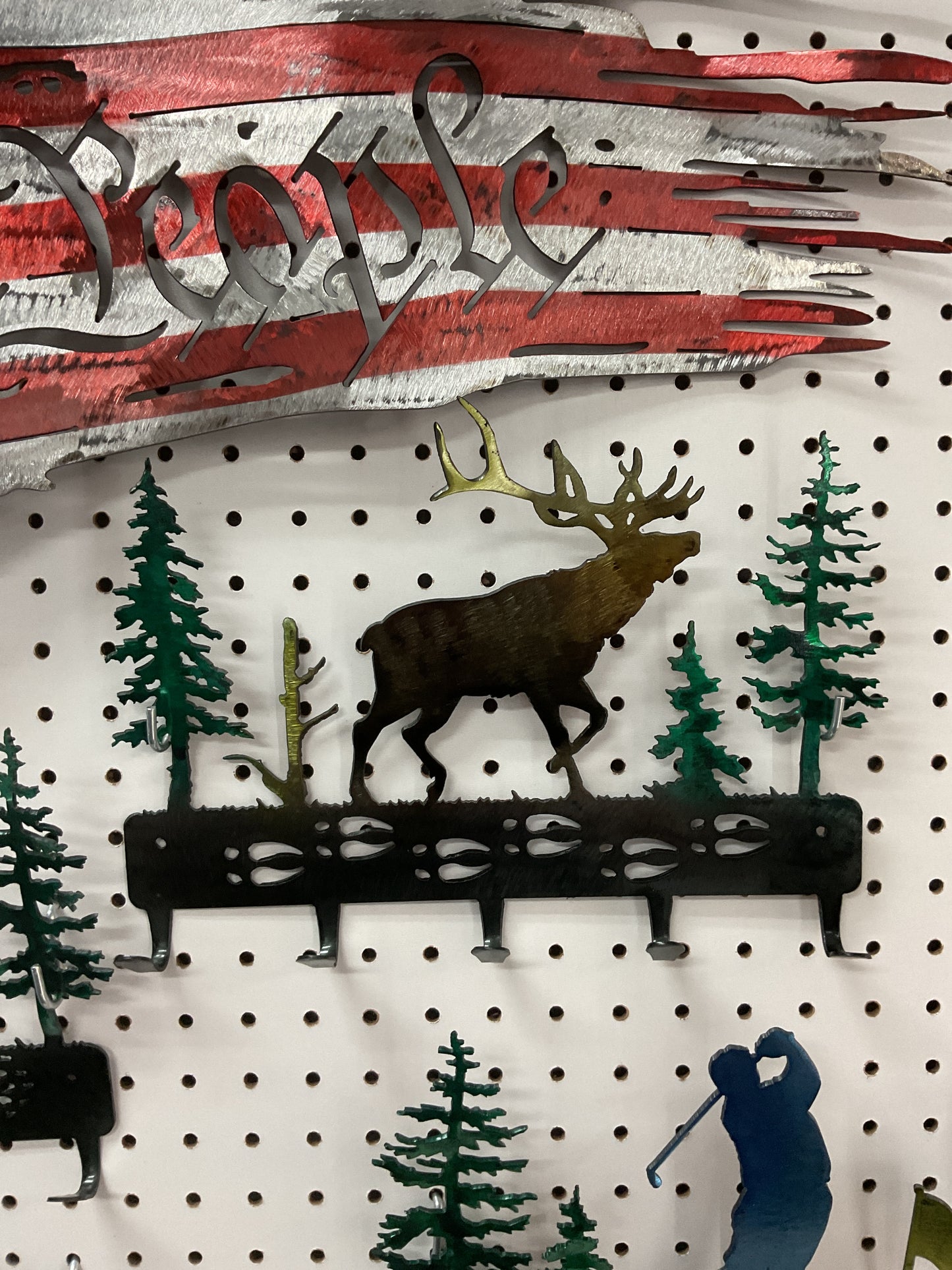 Elk keychain holder
