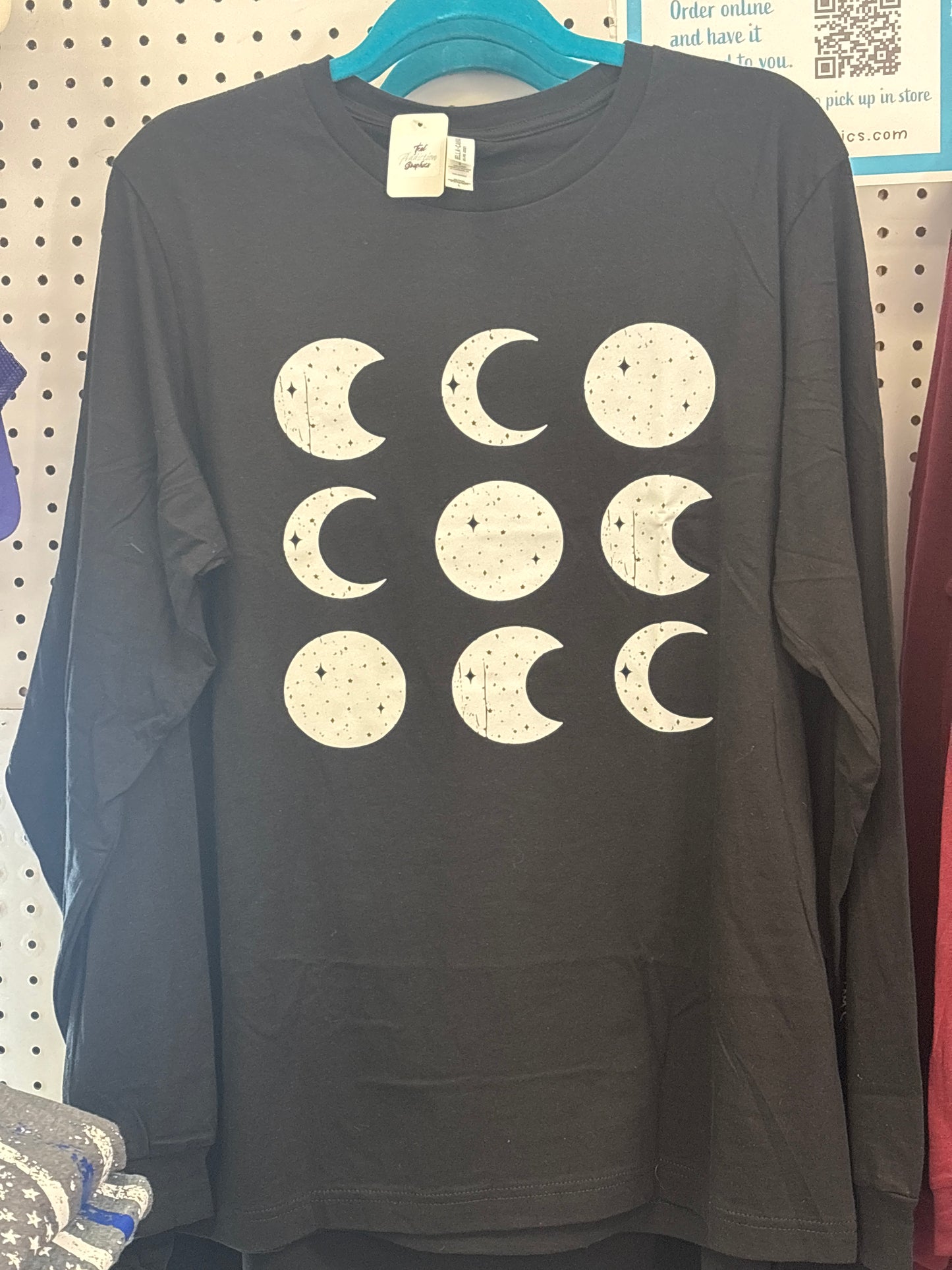 Moon Phases long sleeve shirt