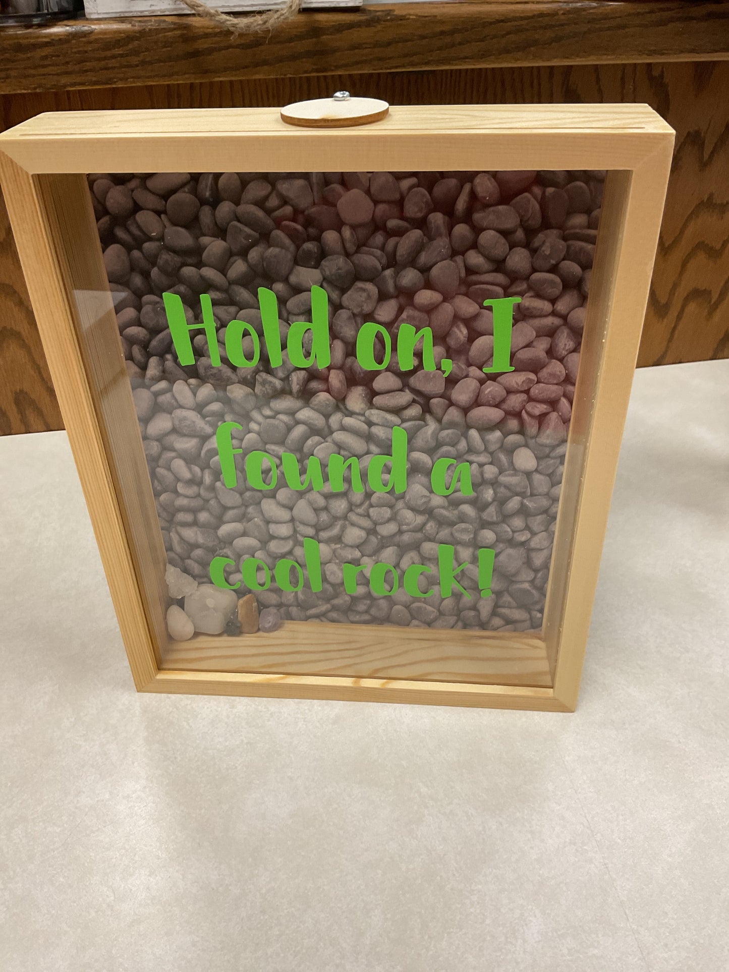 Crystal & Rock shadow box