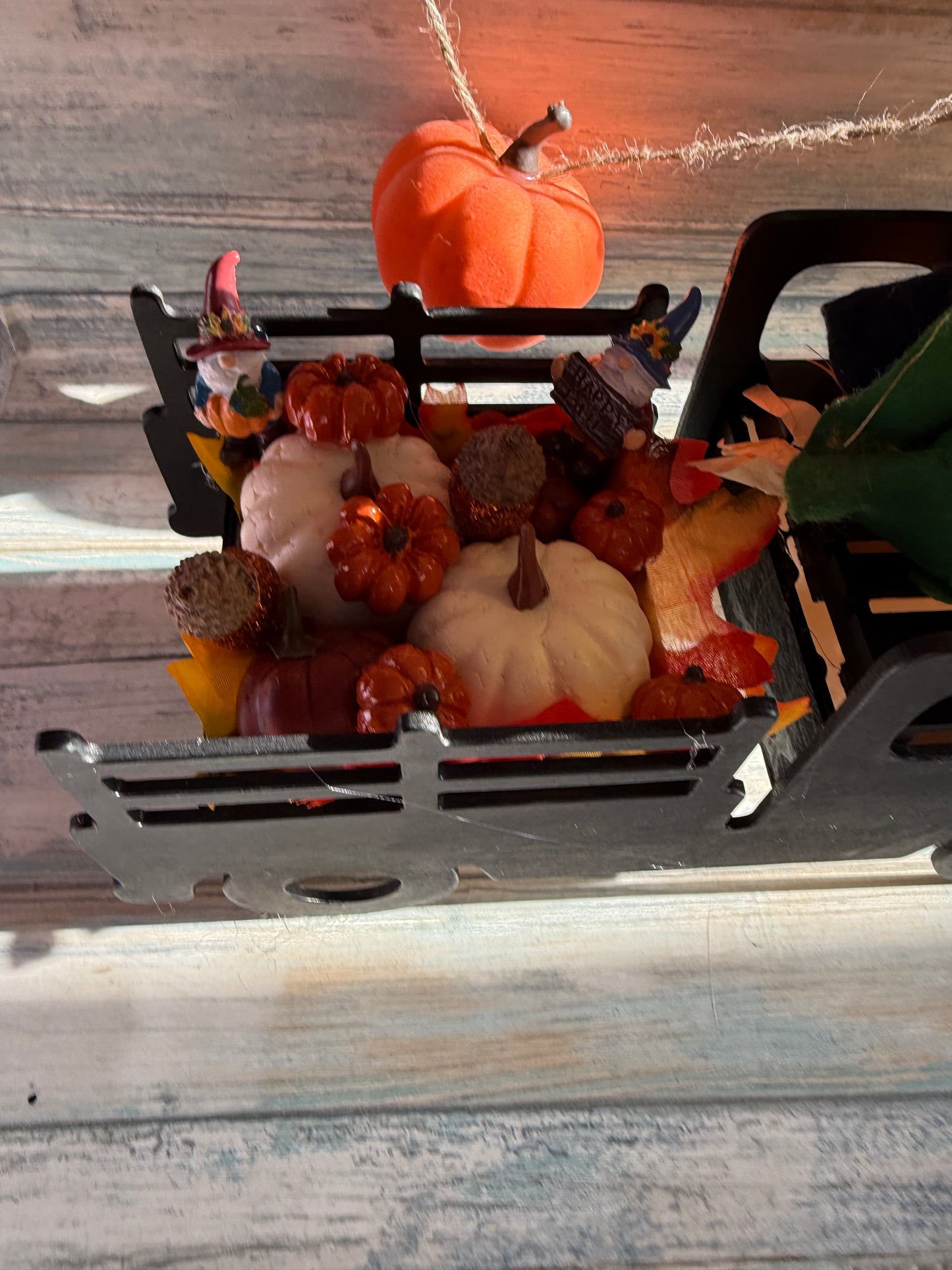 Halloween fall truck decor