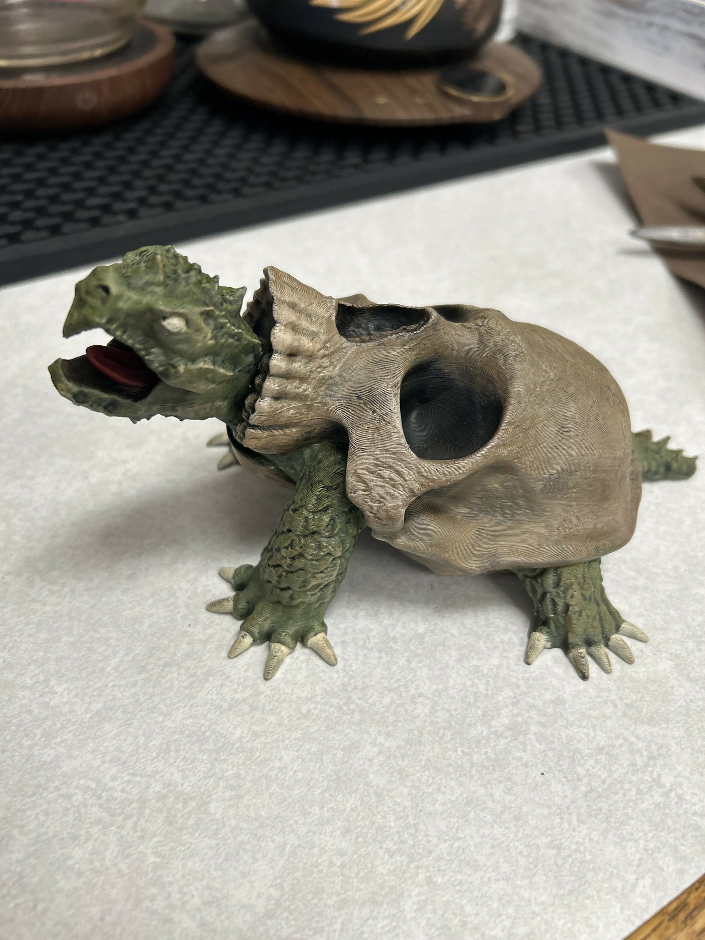 Tortoise Skull Figure