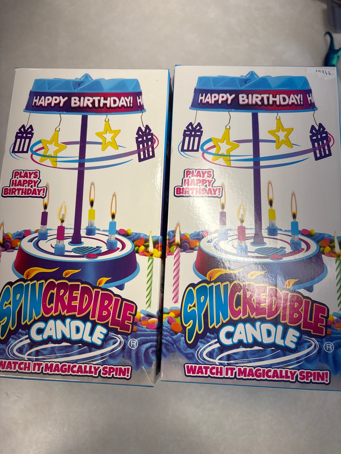 Spin candles