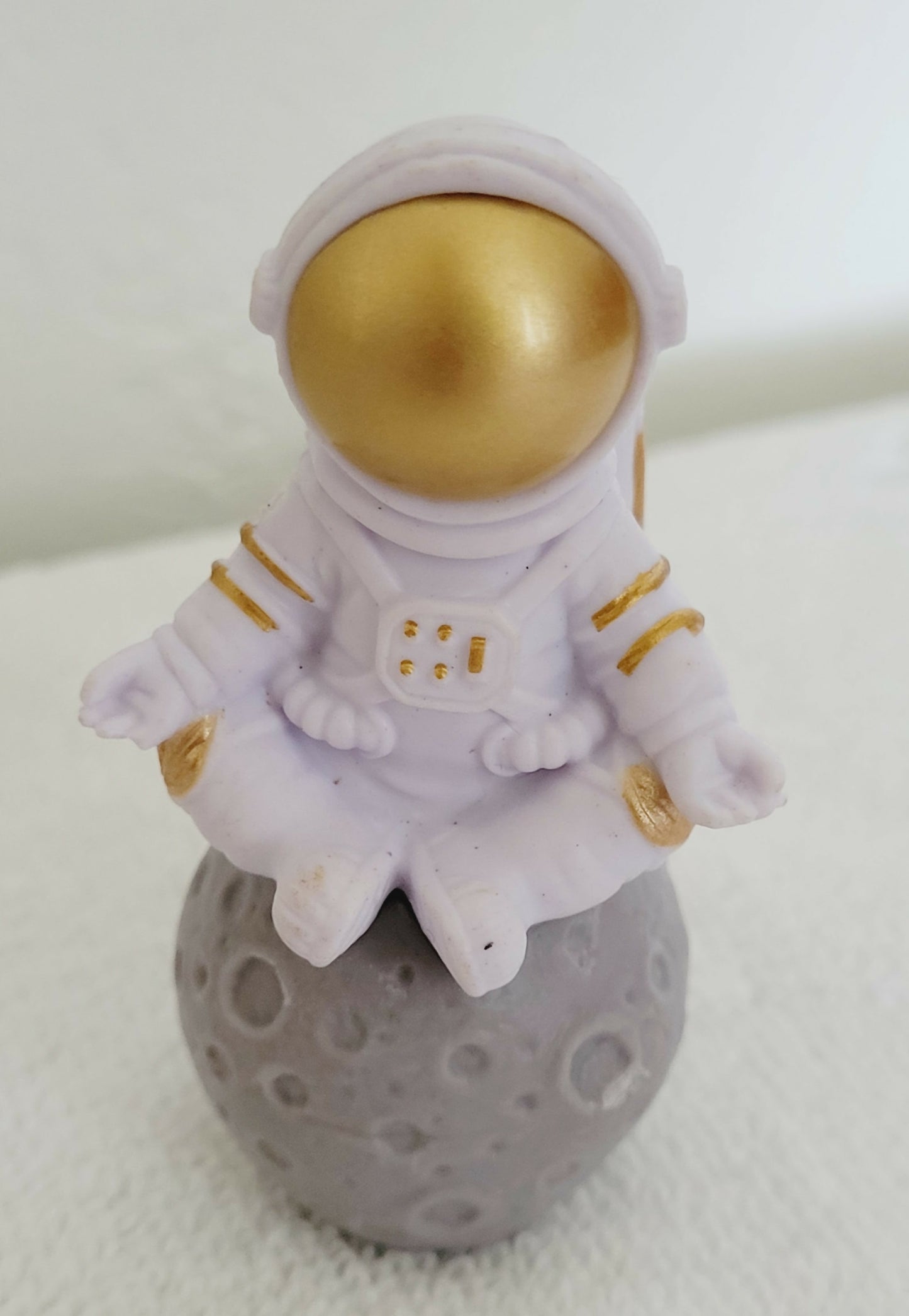 Crypto Moon Mission Astronaut Figurine Zen Astronaut on Moon