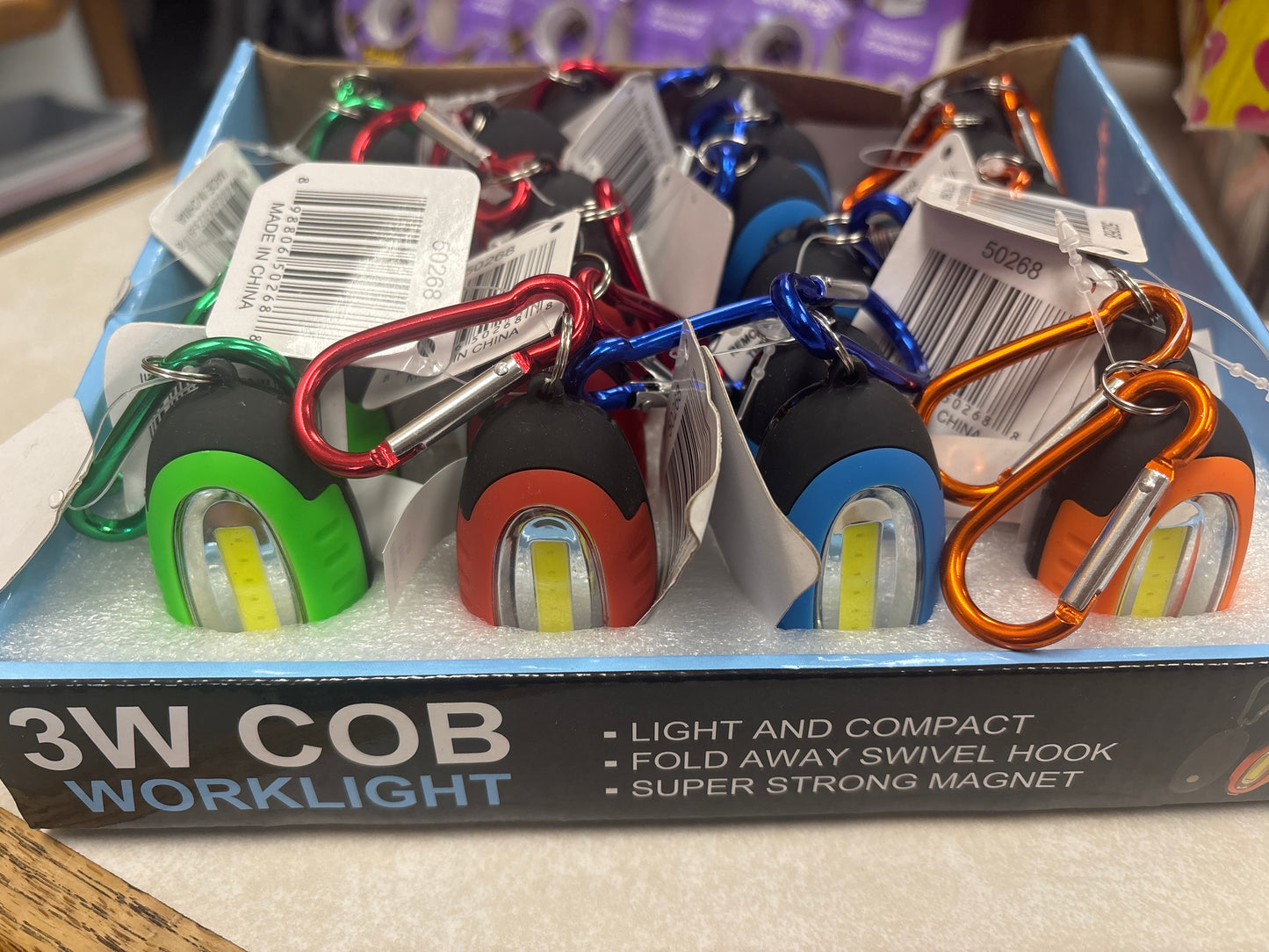 Work light keychain