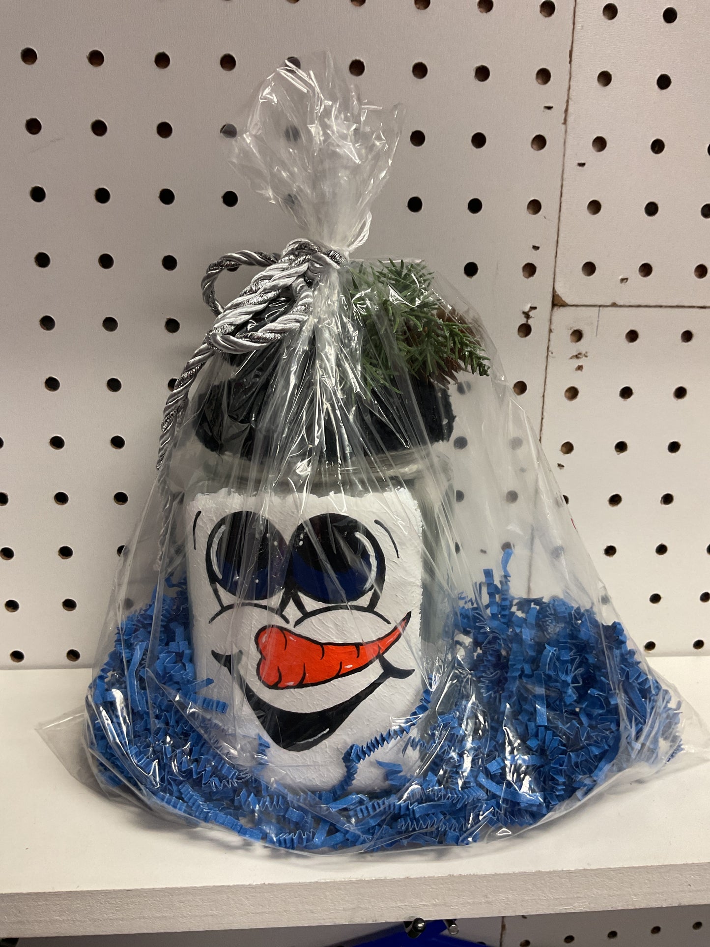 Filled Christmas candy Jars