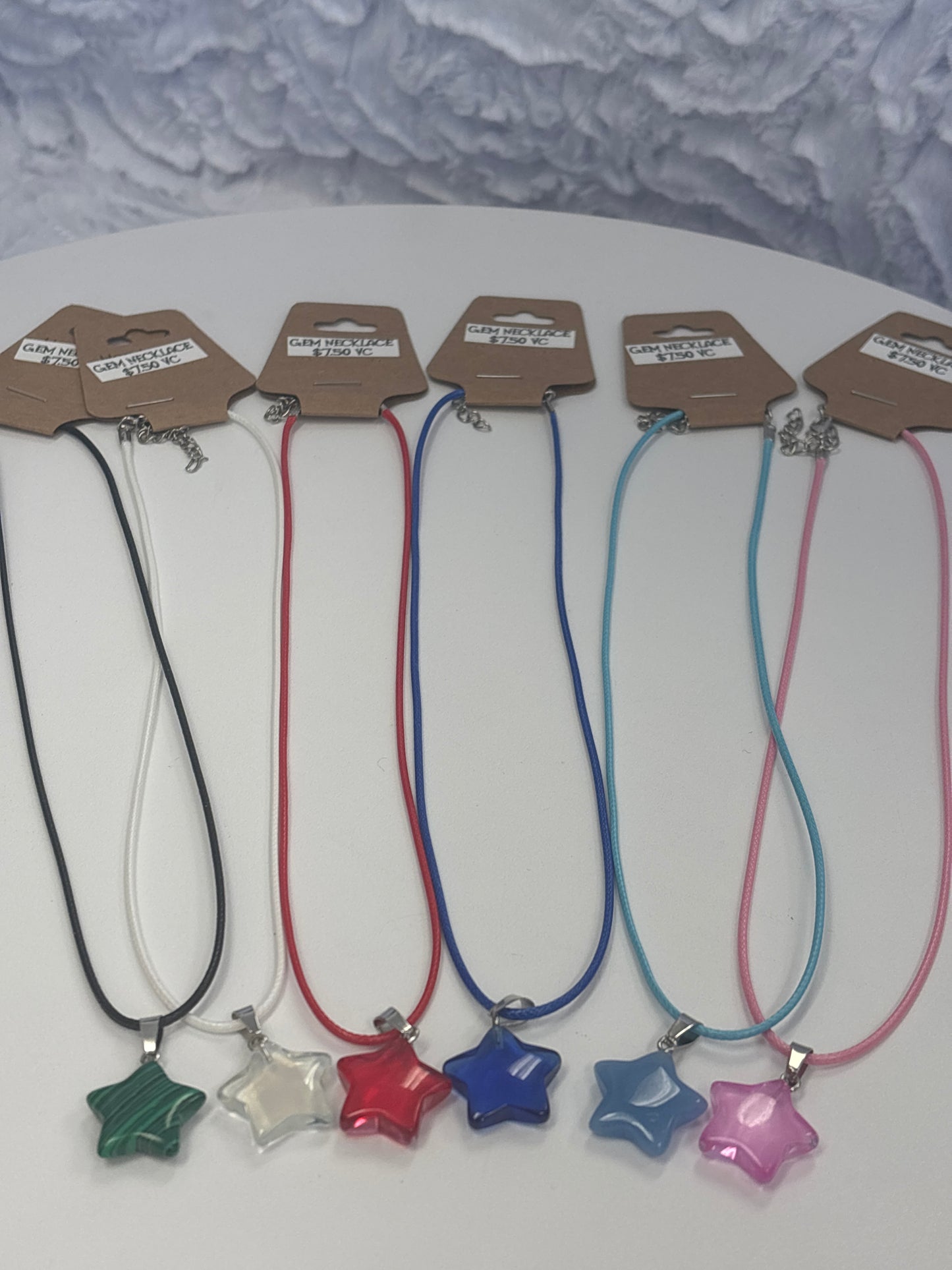 Vc gem star necklace