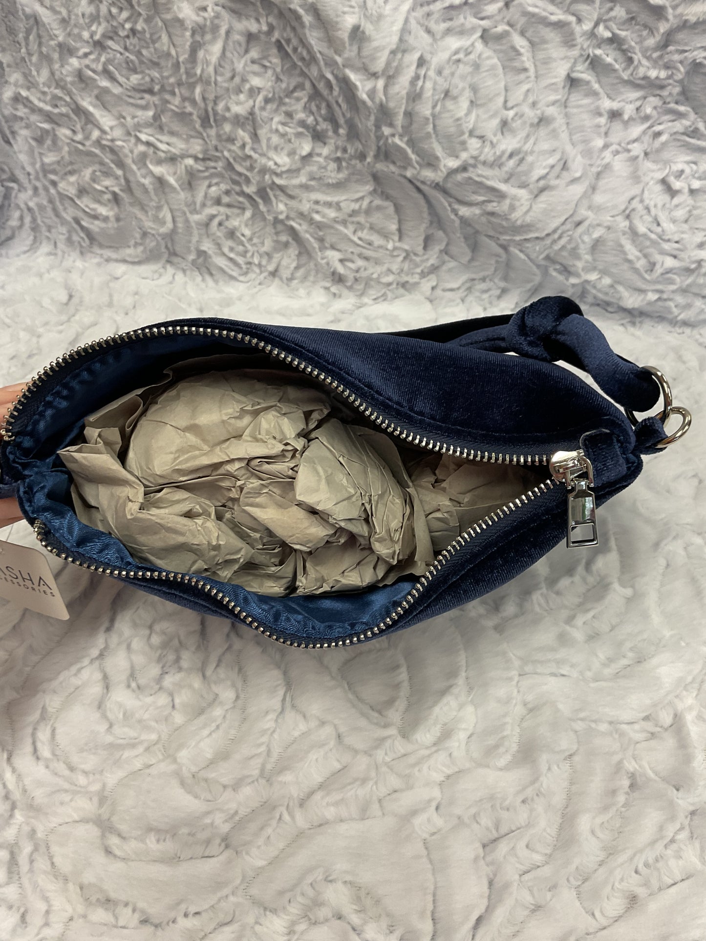 Sasha Velvet Clutch