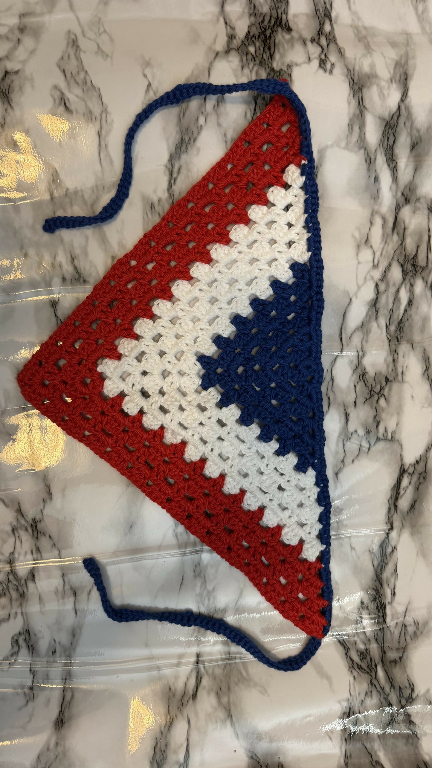 Crochet bandanna