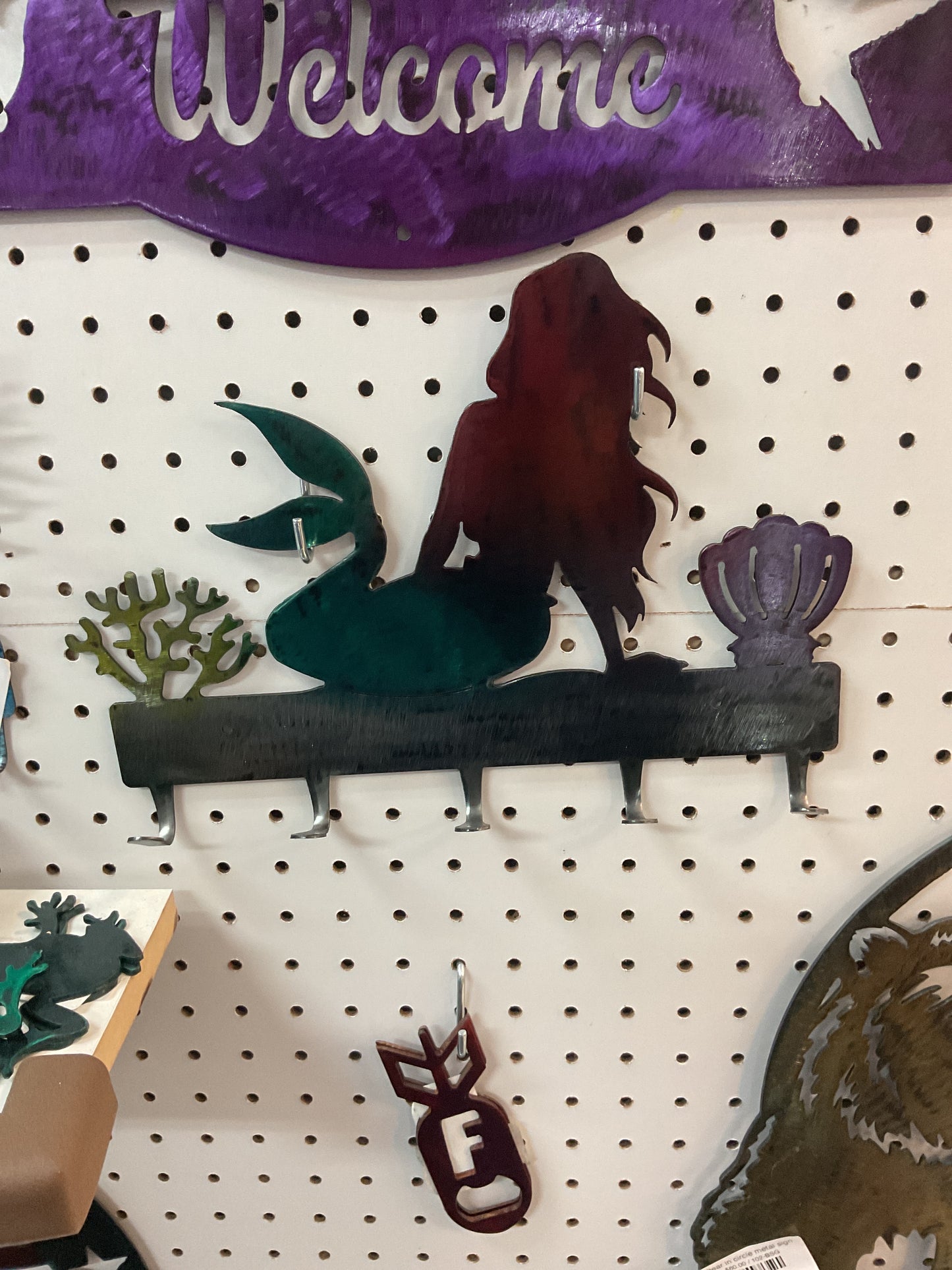 Mermaid keychain holder