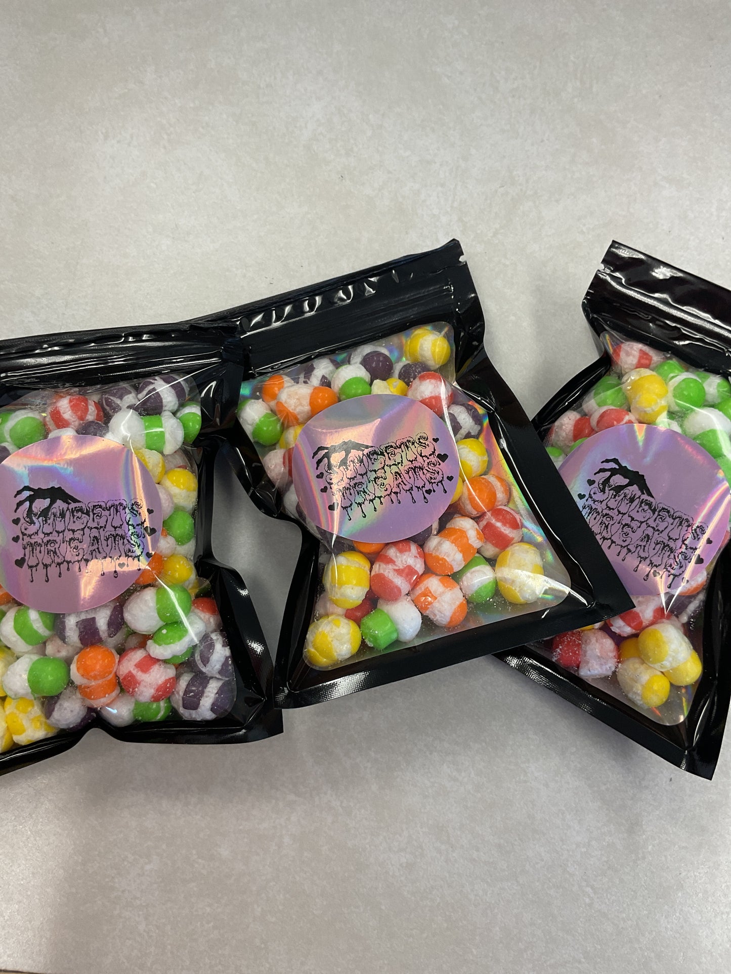 Freeze dried sweet tarts