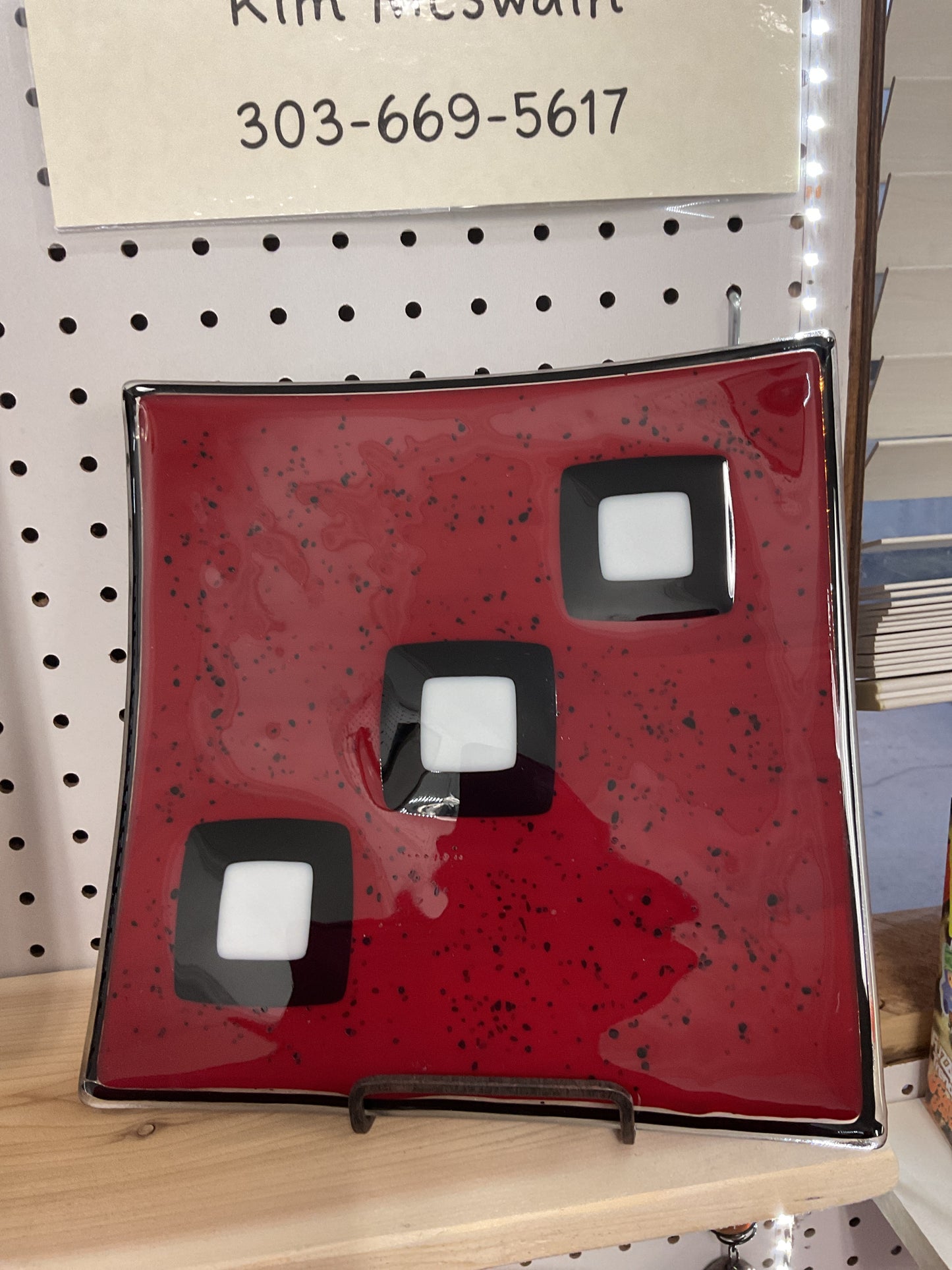 10x10 red base/ black stringers