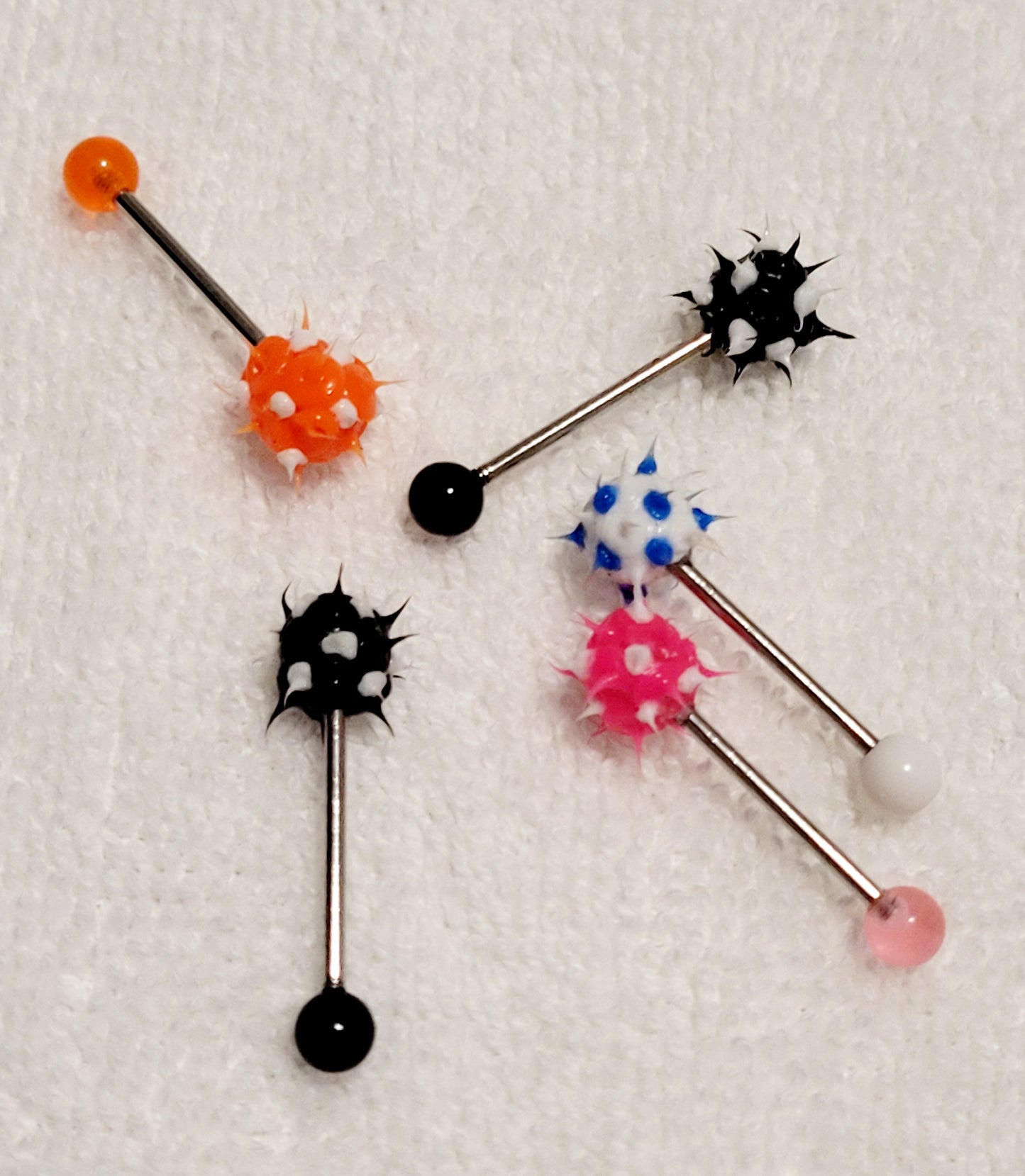 Fuzzy Tongue rings