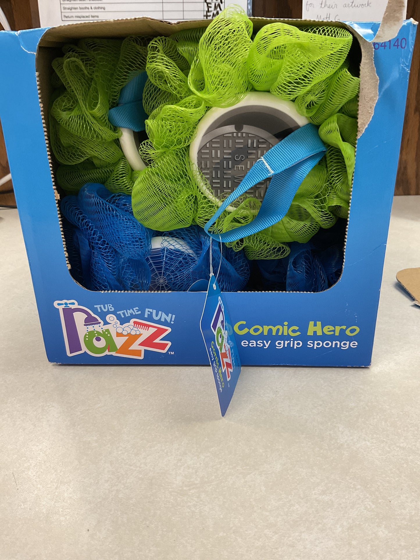 Mm comic bath scrub
