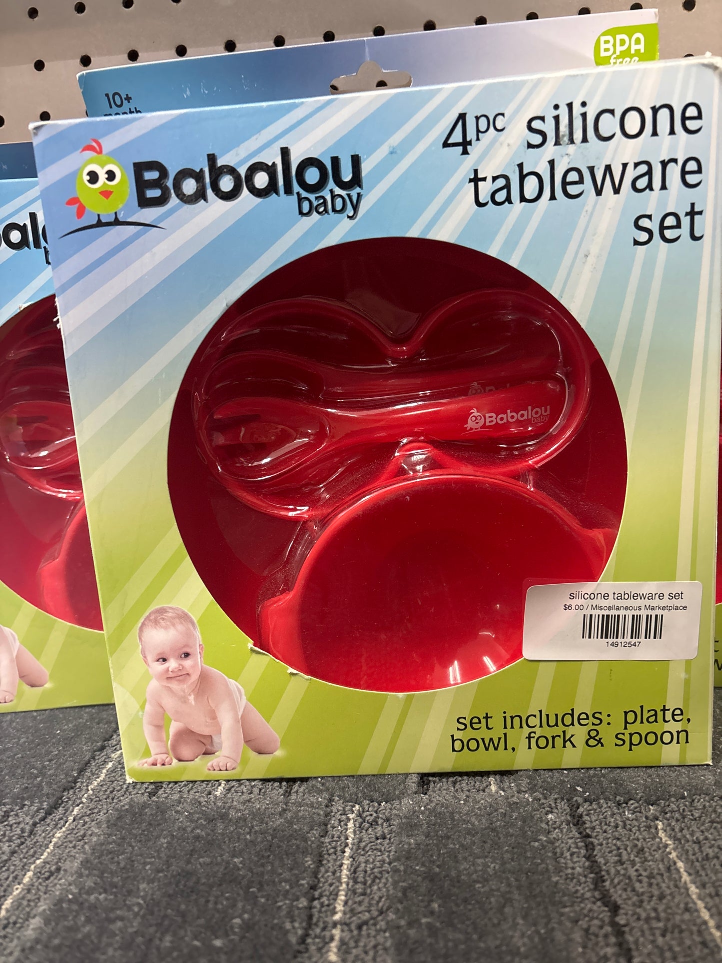 silicone tableware set