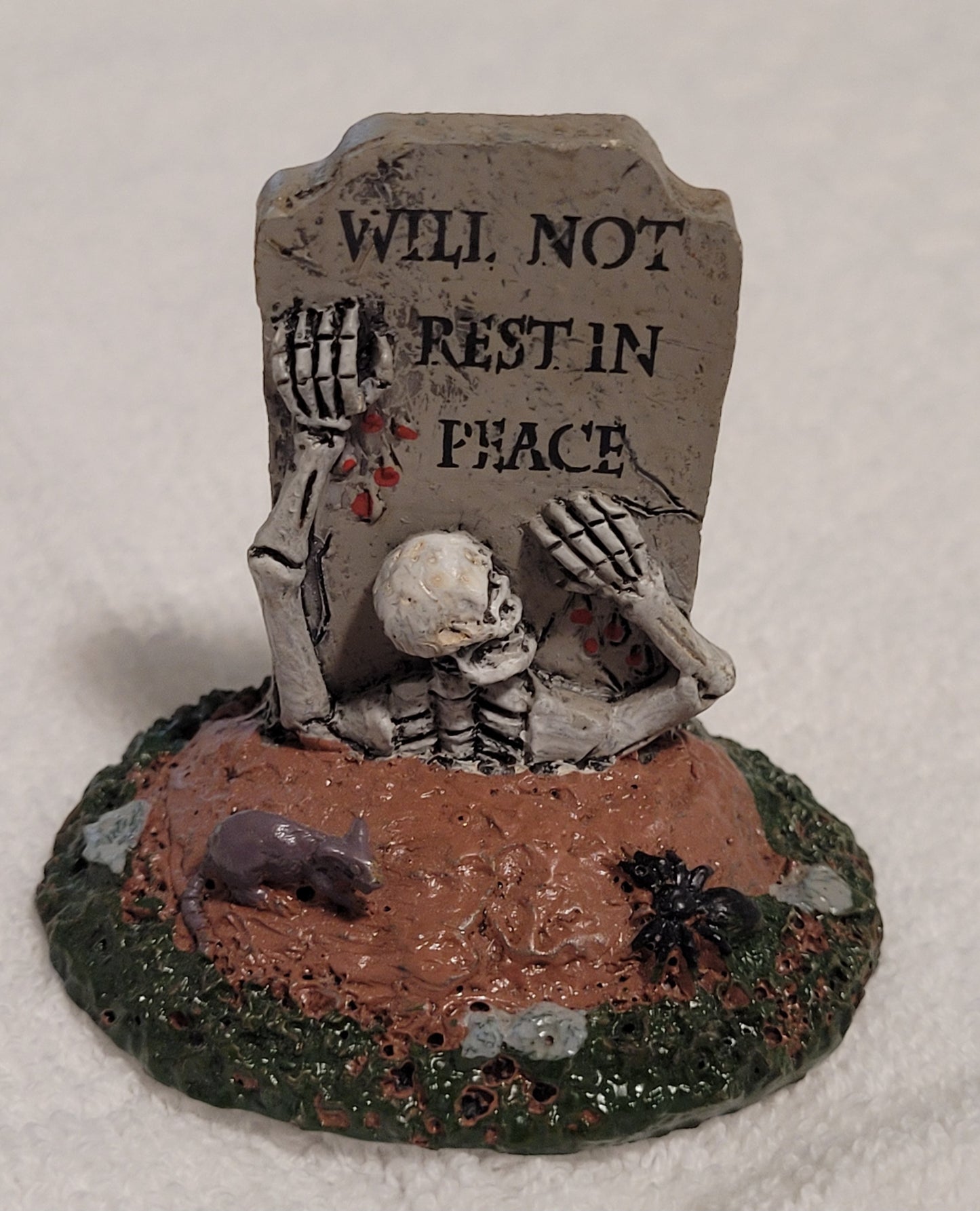Halloween tombstone figure