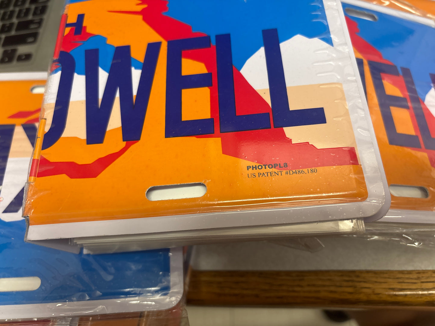 License plate book
