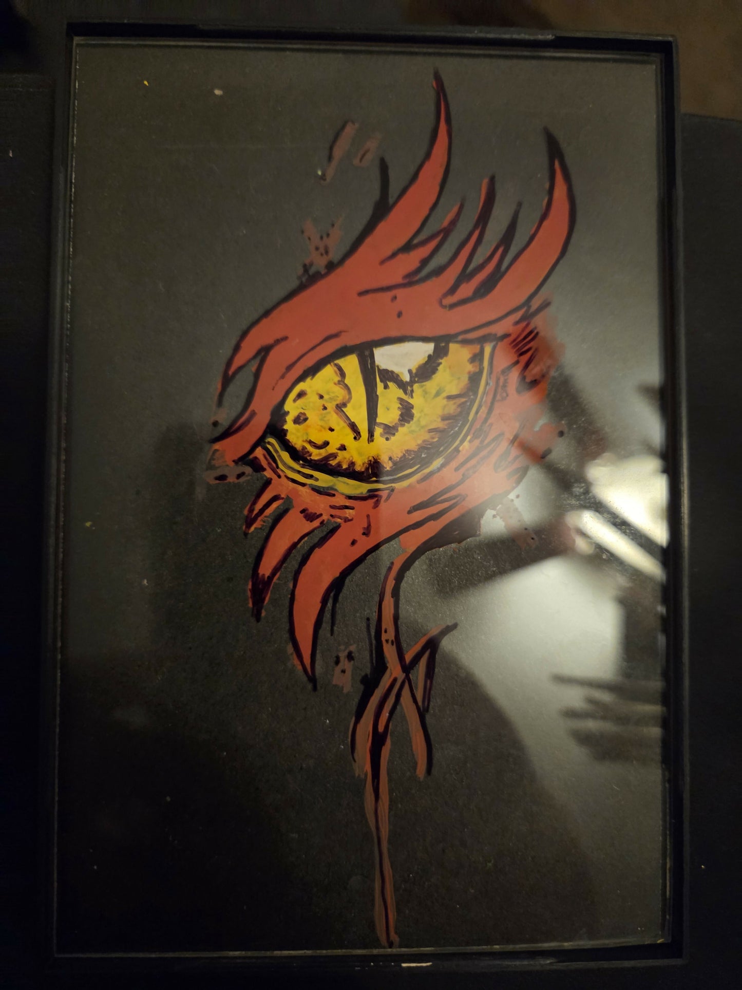 Red dragon eye