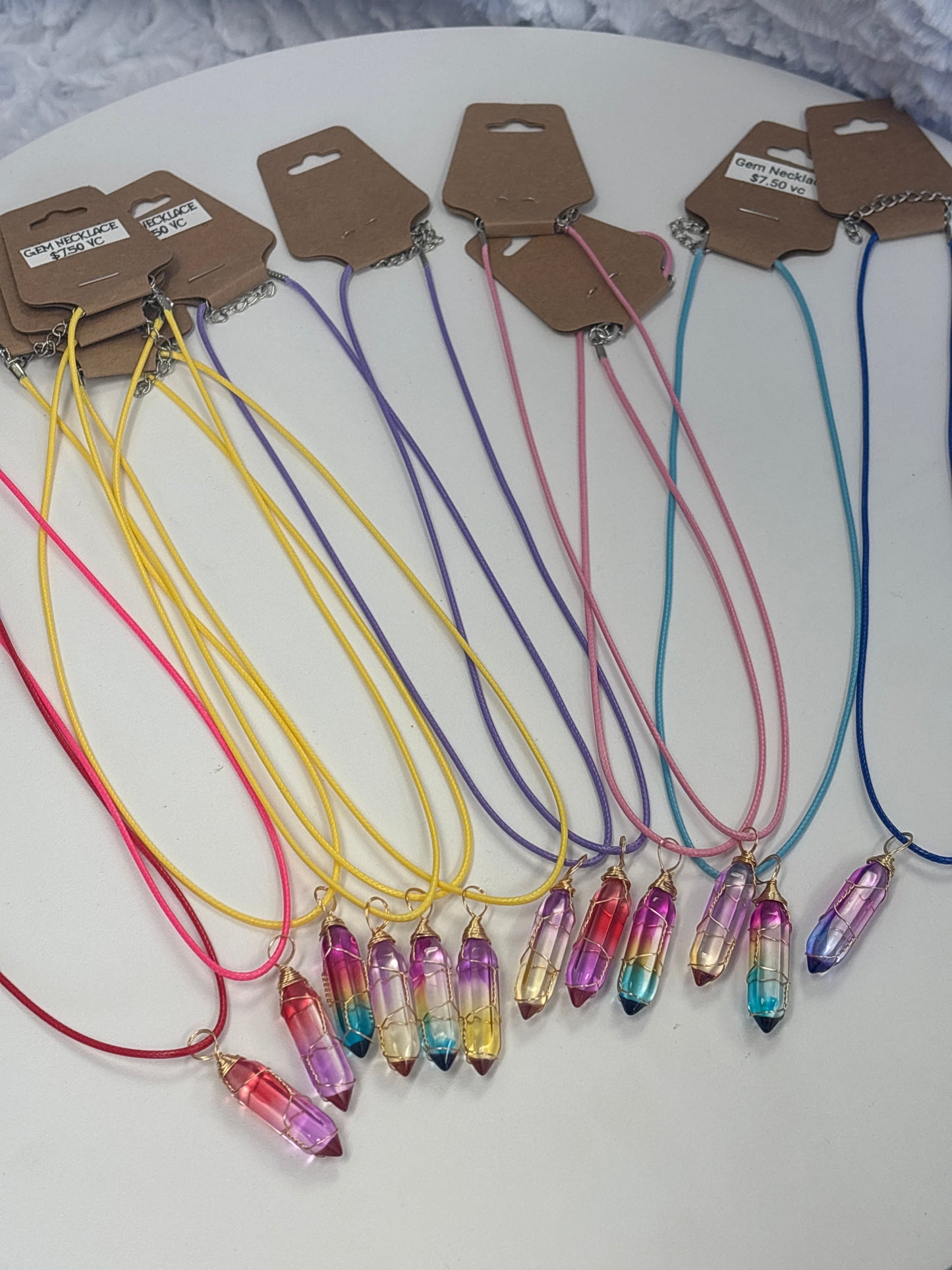 Vc wire wrapped rainbow flourite