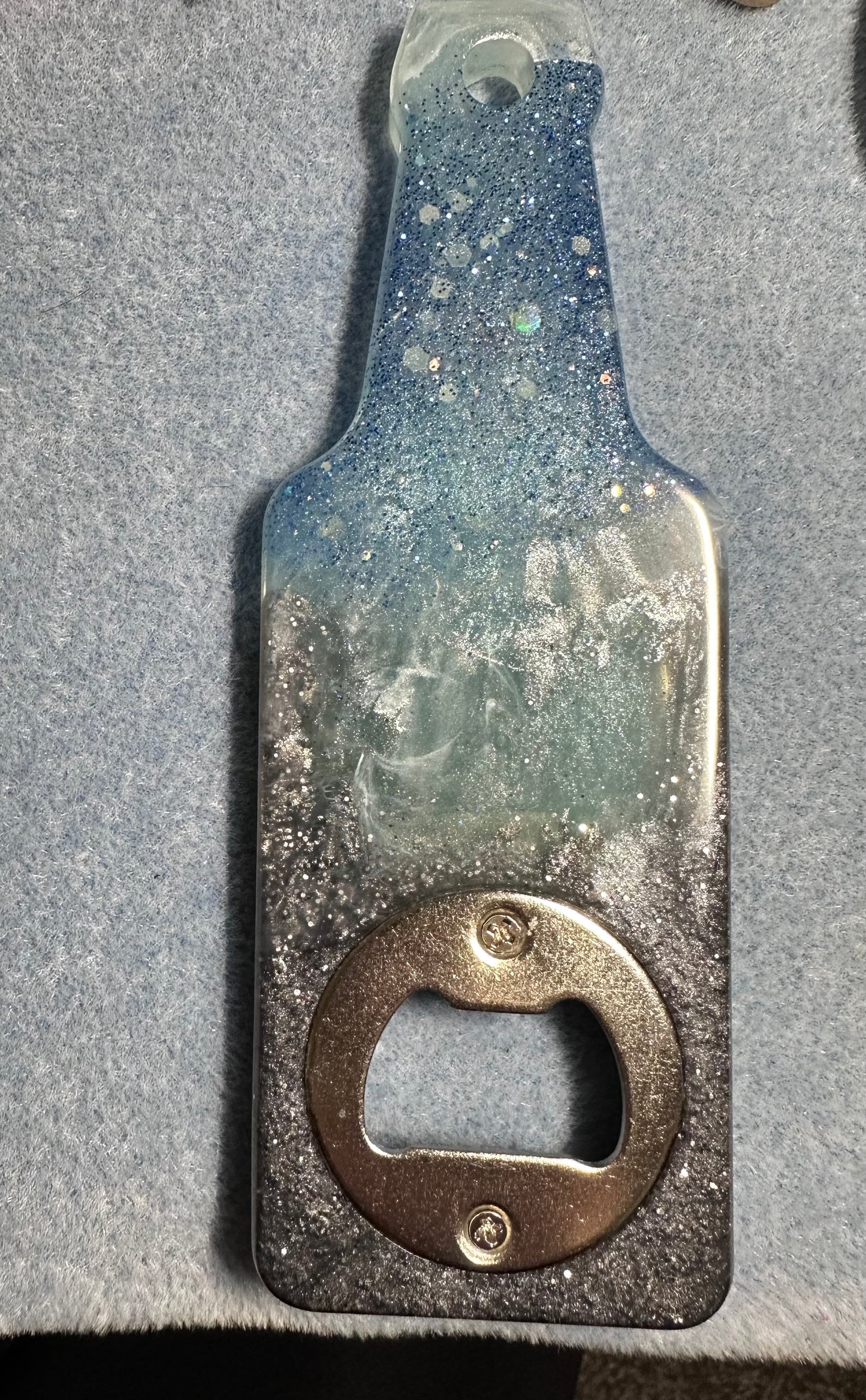 Resin bottle opener