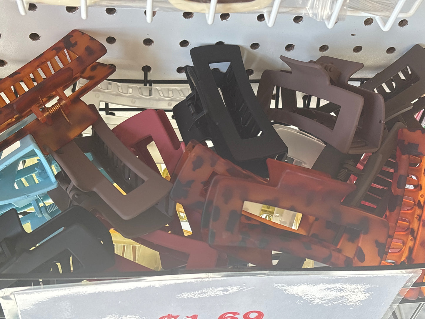 Random color Hair claw clips