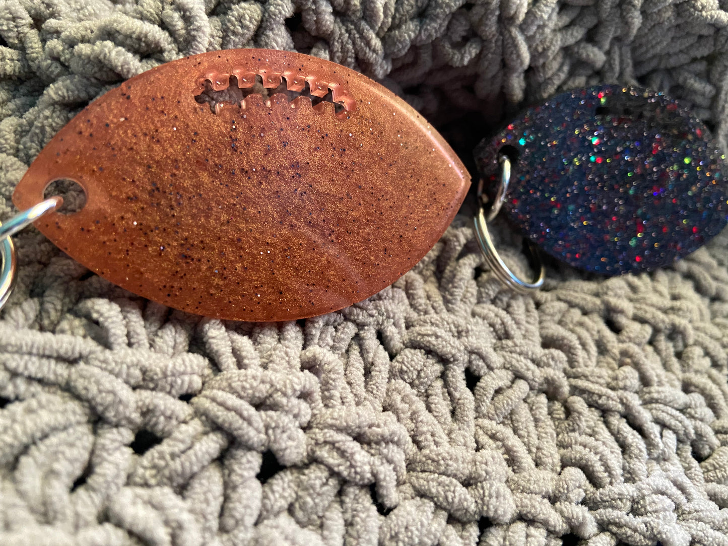 Football keychain