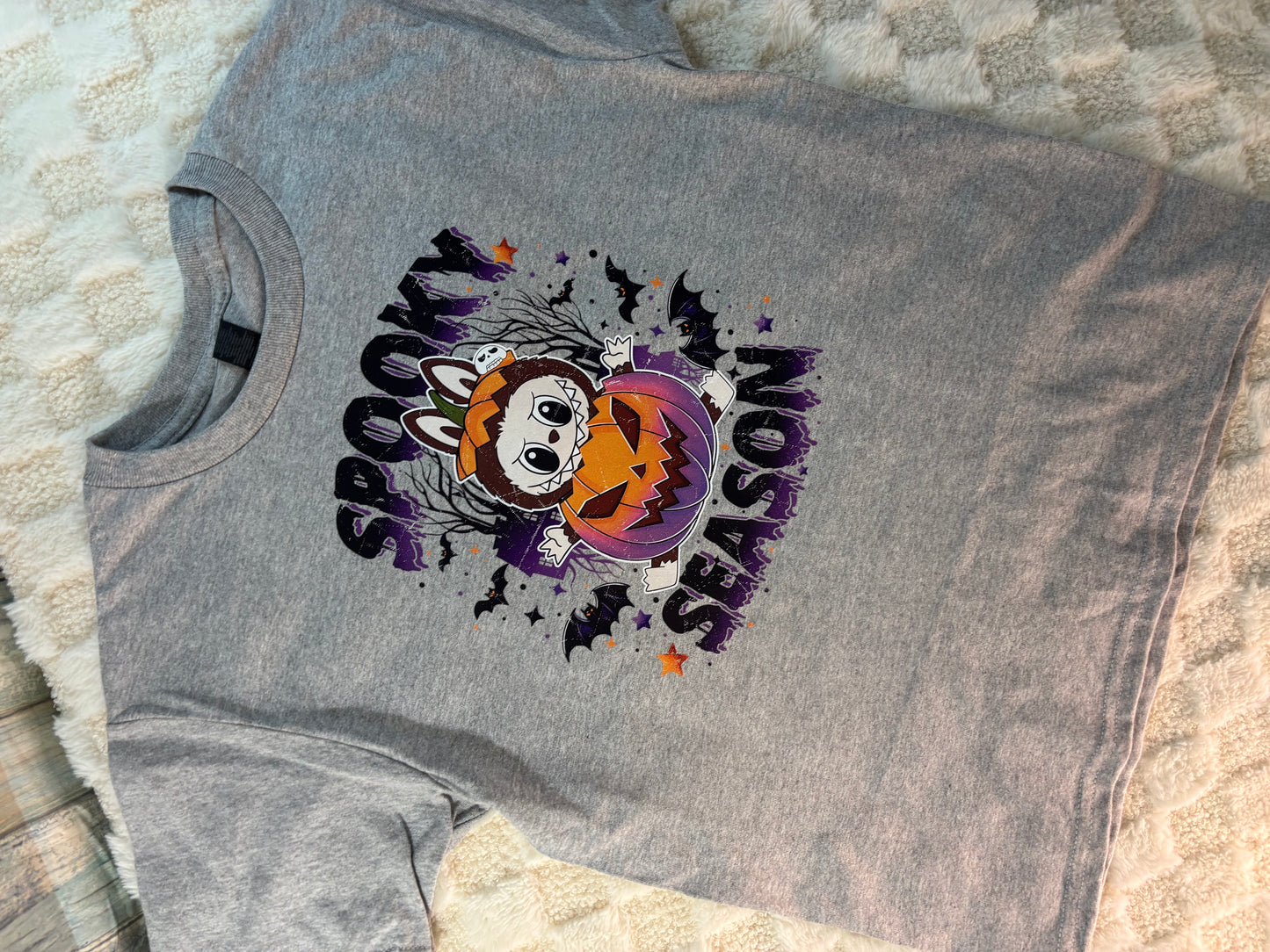 Spooky season Labubu doll Tshirt