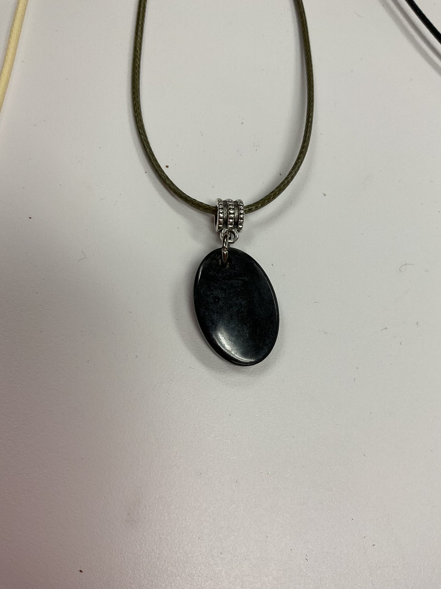 MJ resin and pendant necklaces