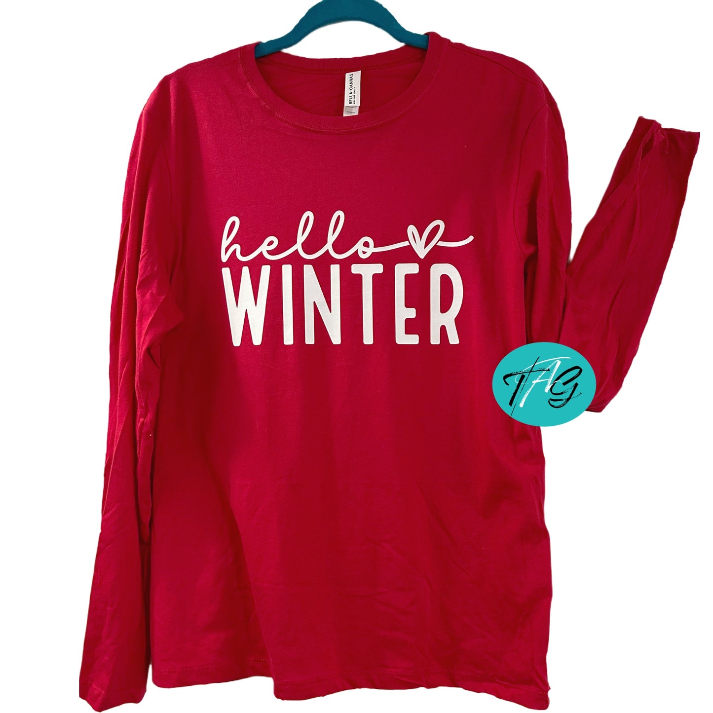 Hello Winter long sleeve tee