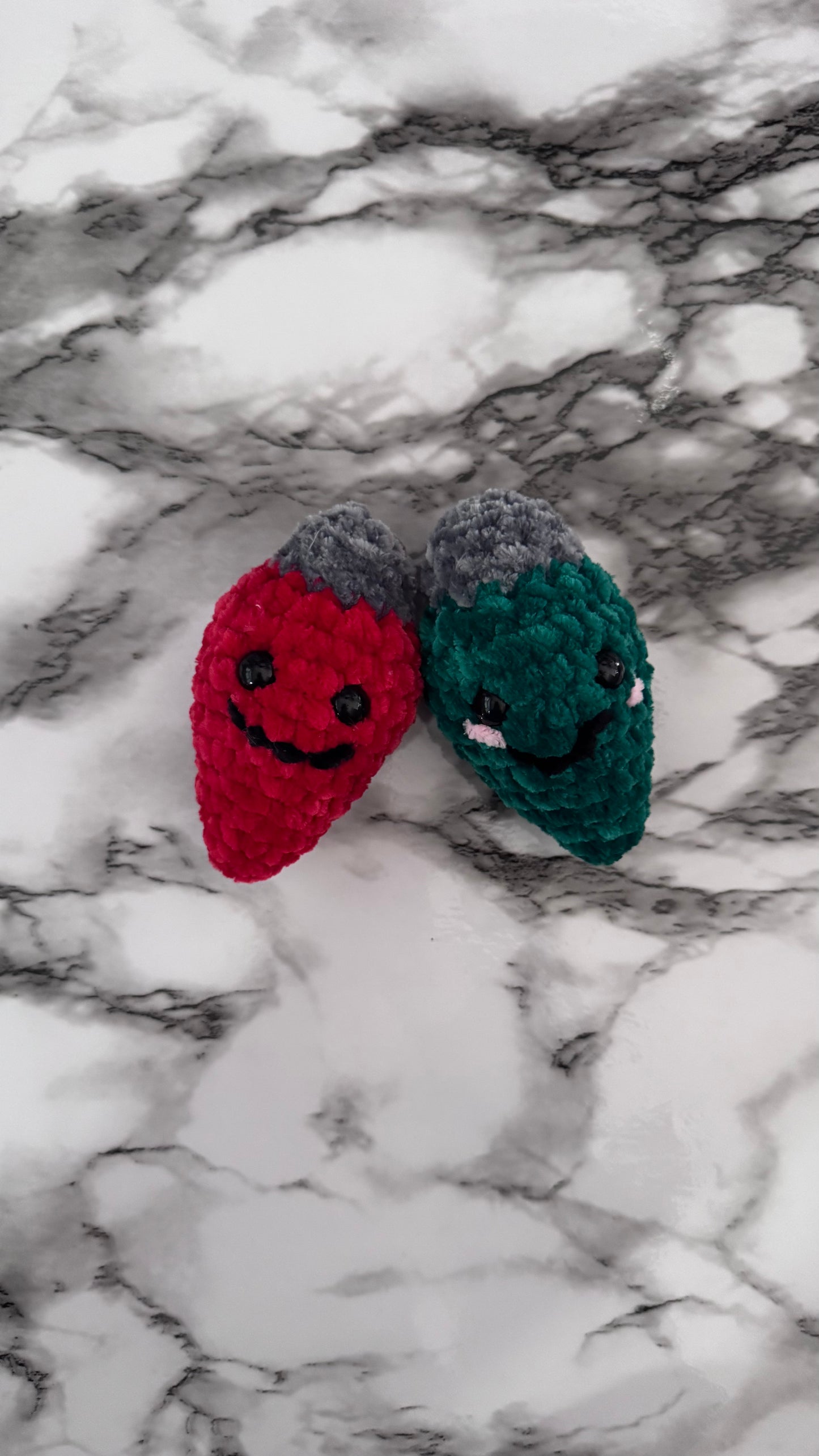 Crocheted Christmas bulb