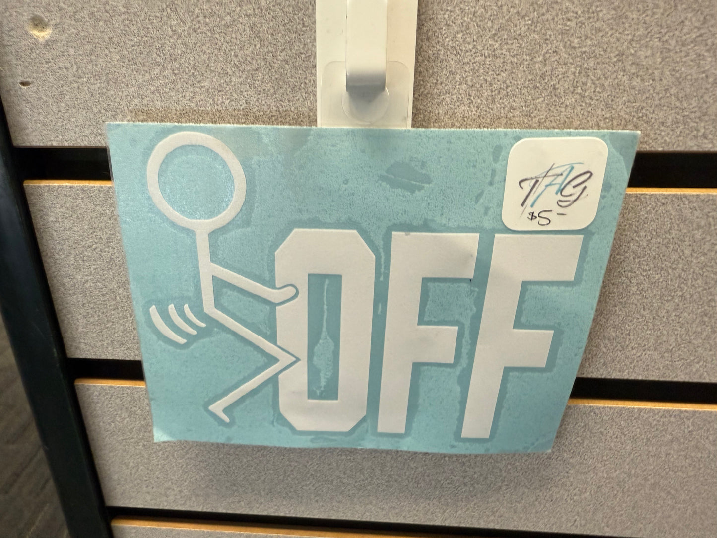 F* Off Decal