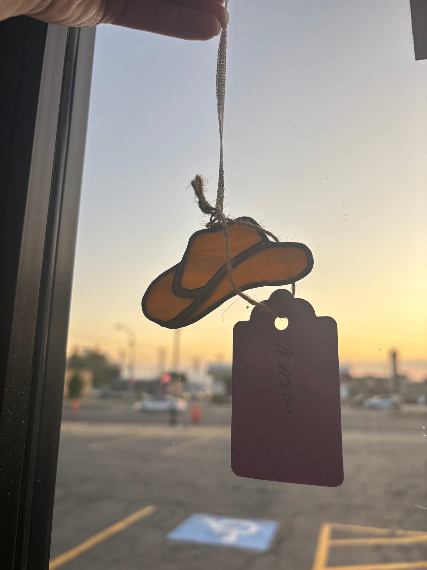 Small stained glass hanger