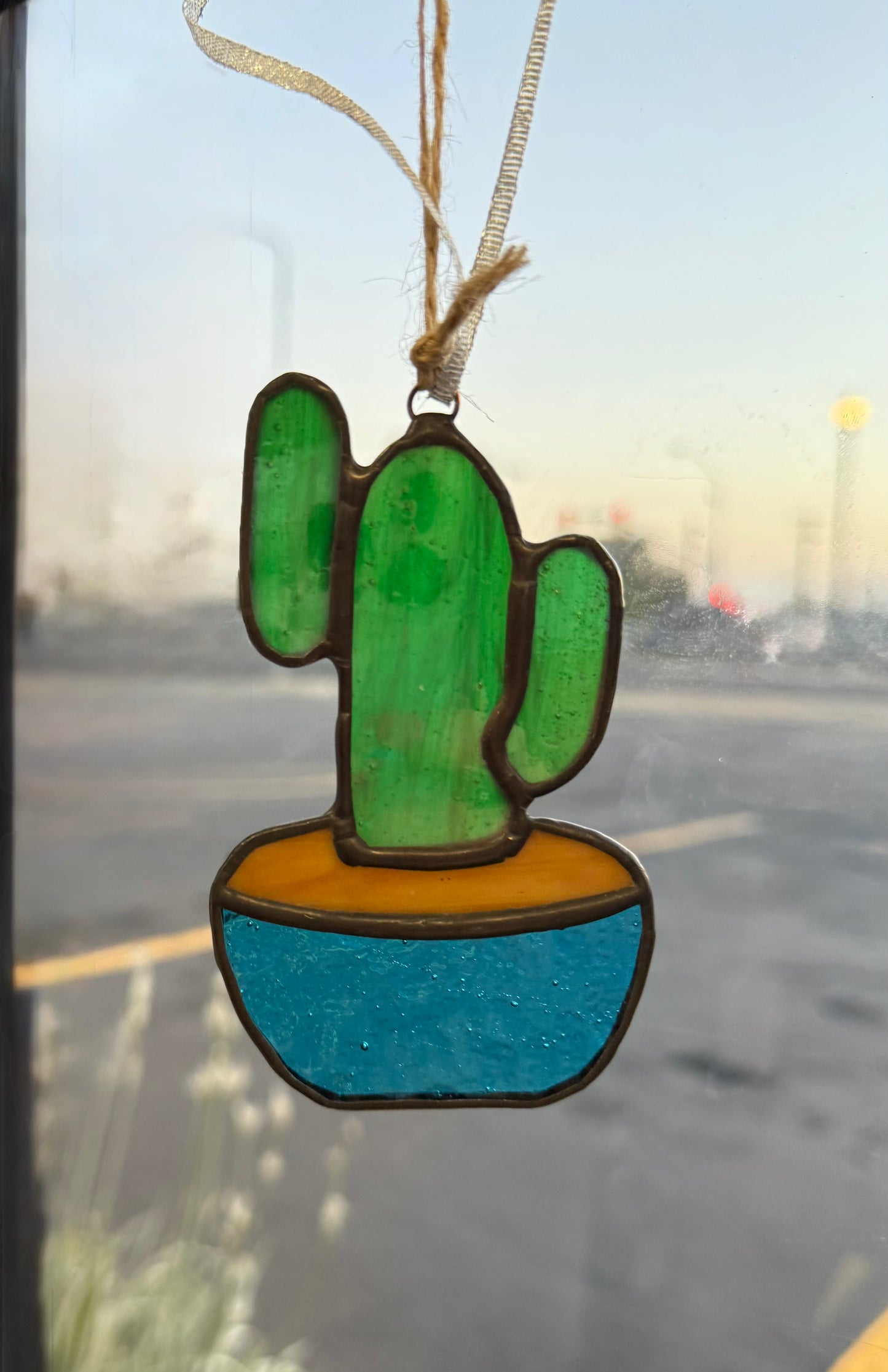 Small stained glass hanger