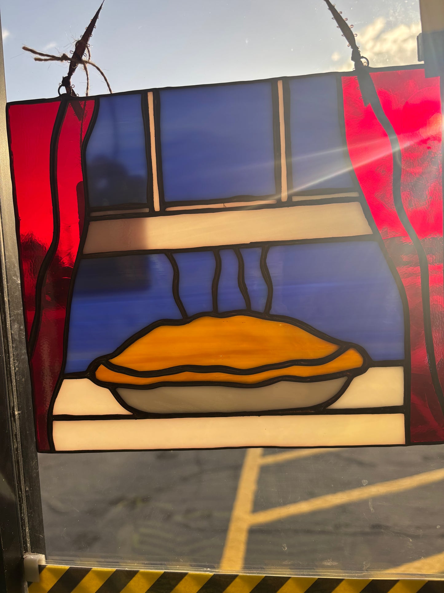 Pie stained glass