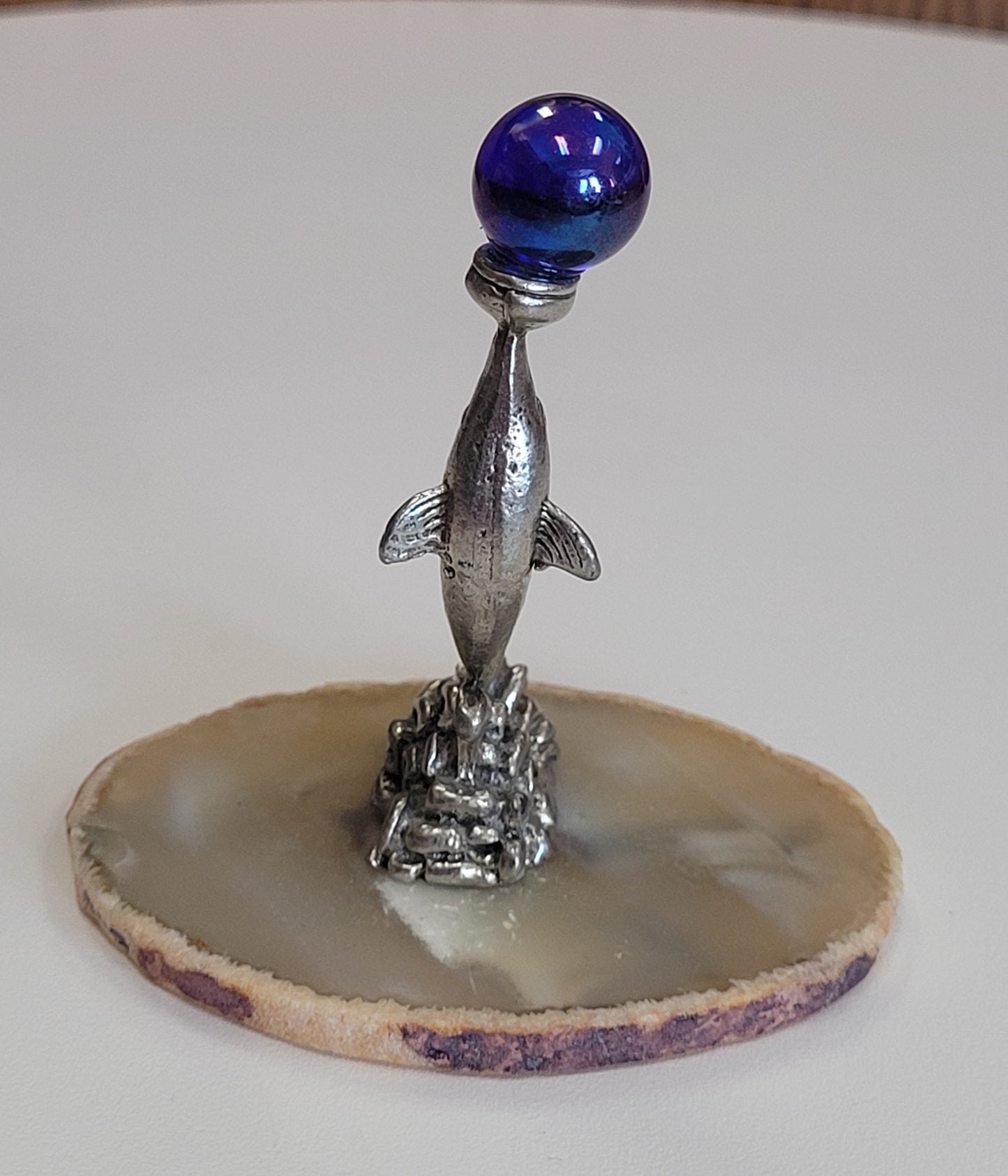 Dolphin figurine quartz