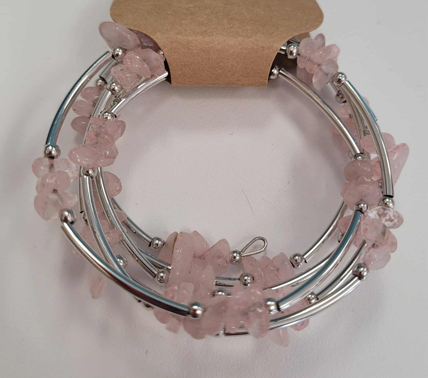 Rose Quartz bracelet bangle