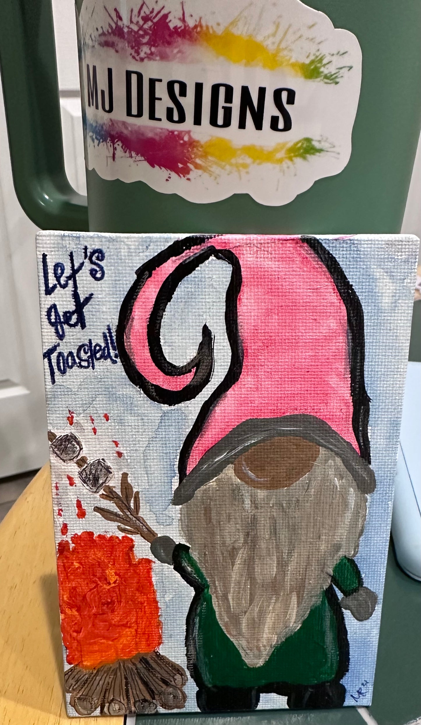 Let’s get toasted gnome painting
