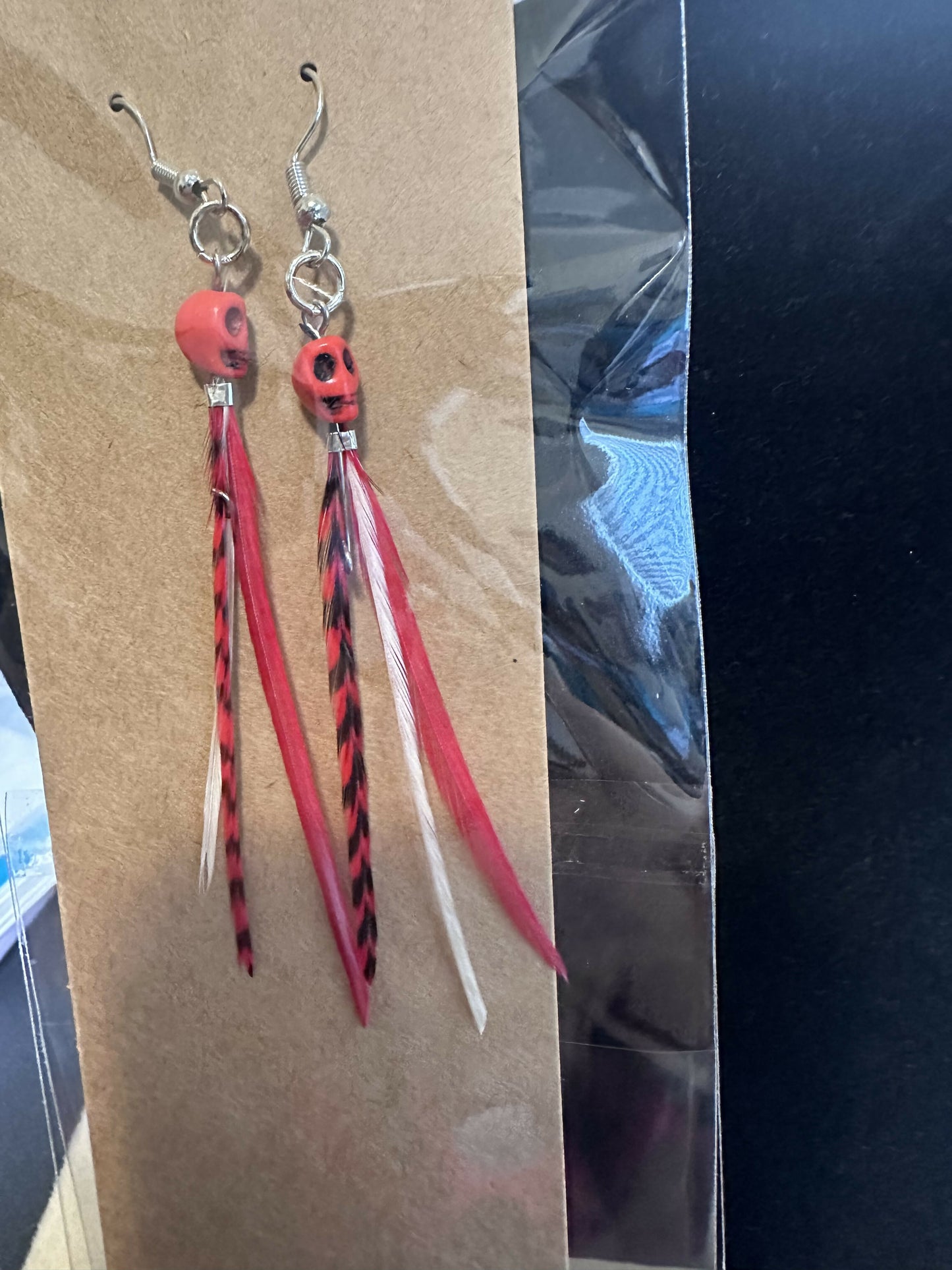 MJ Feather earrings