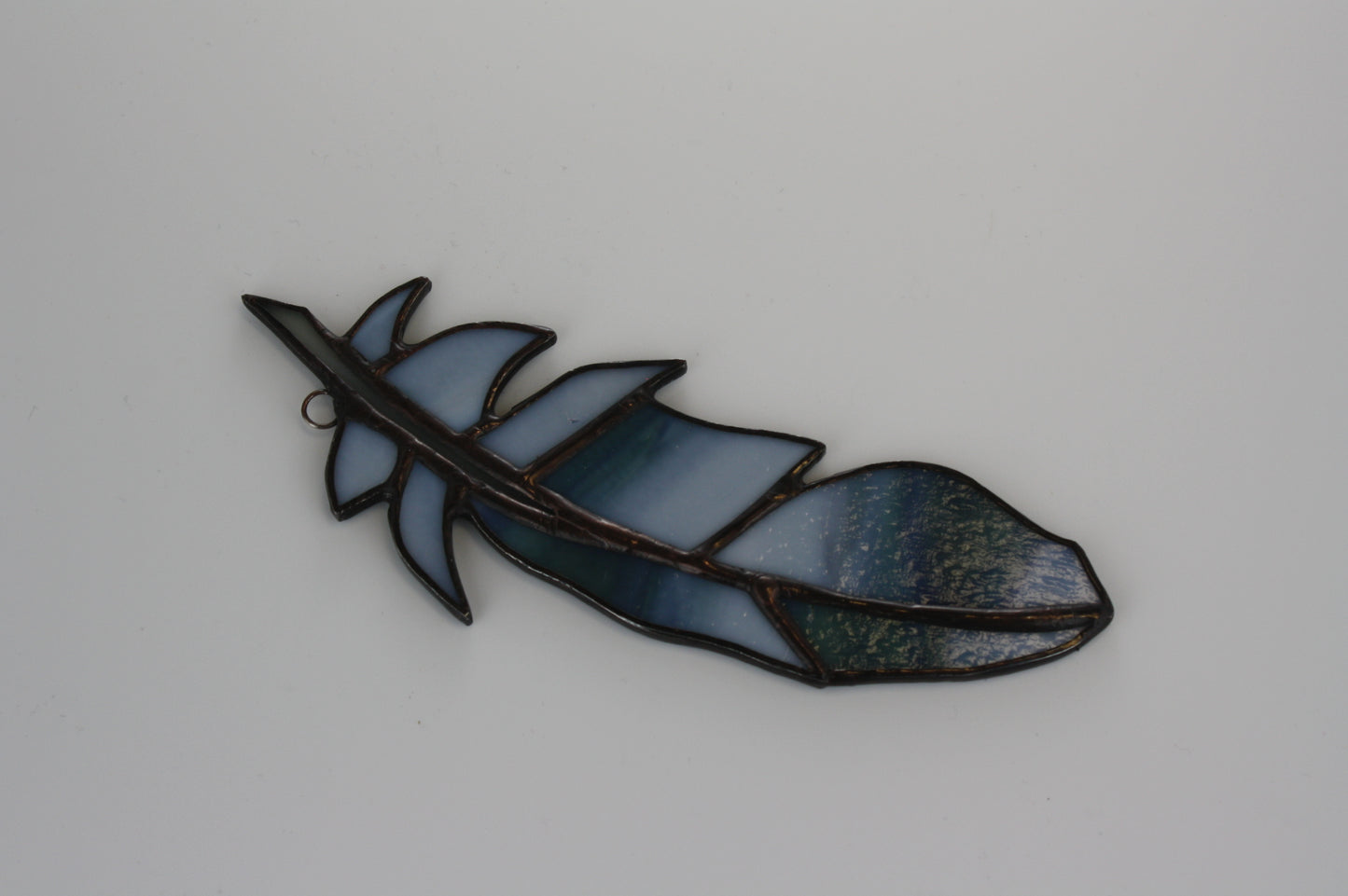 Stained Glass Feather 1