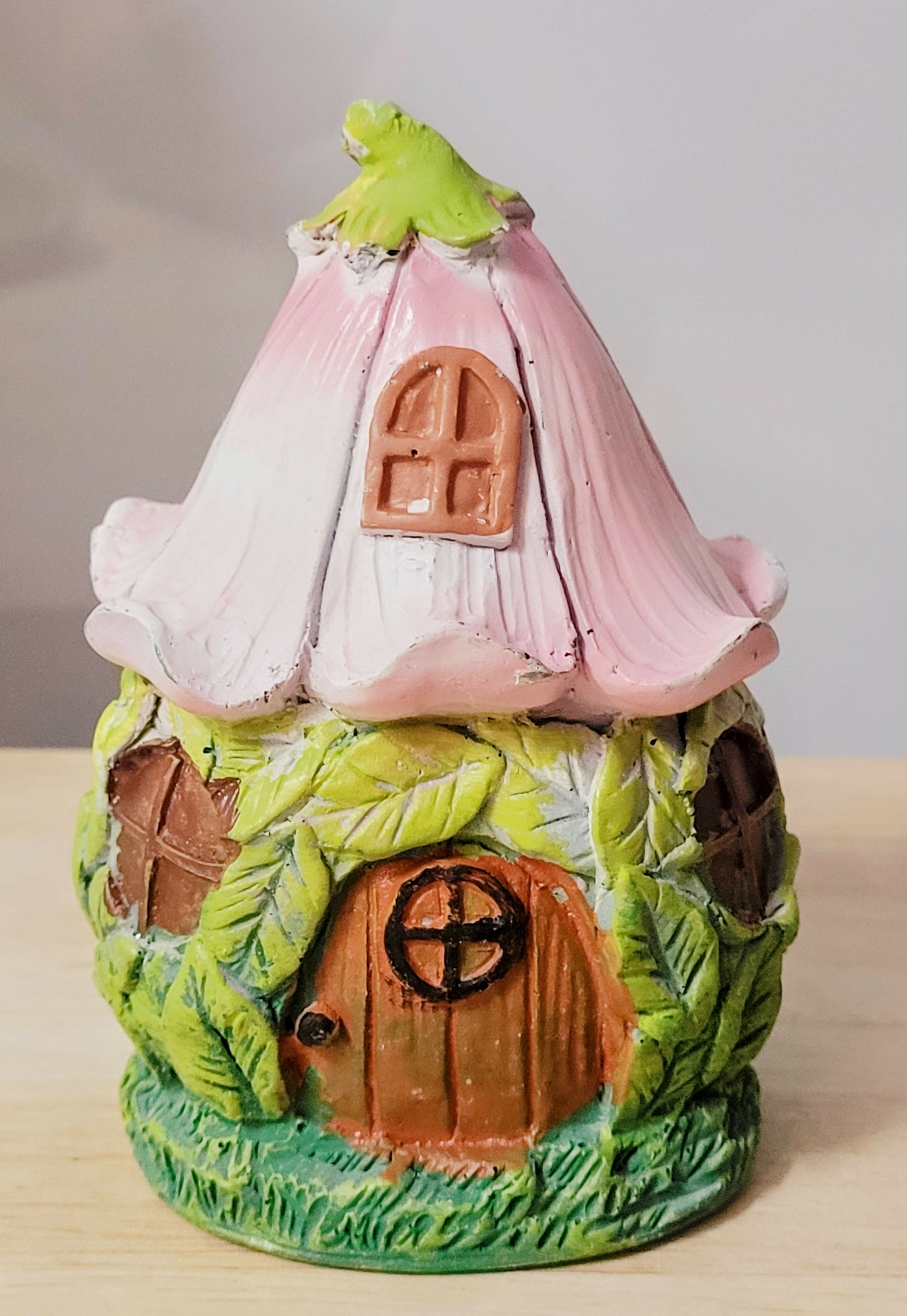 Pink & Green Fairy Garden House