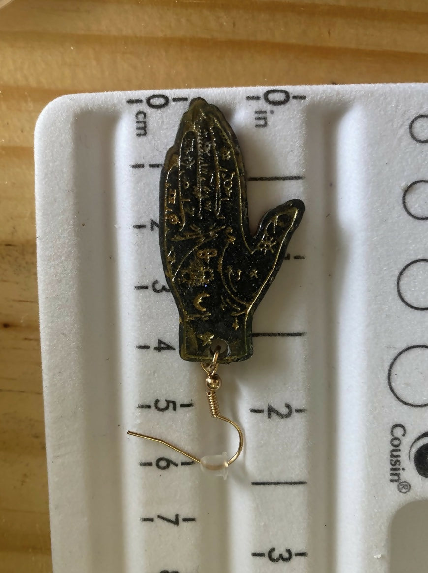 Palmistry Dangle Earrings