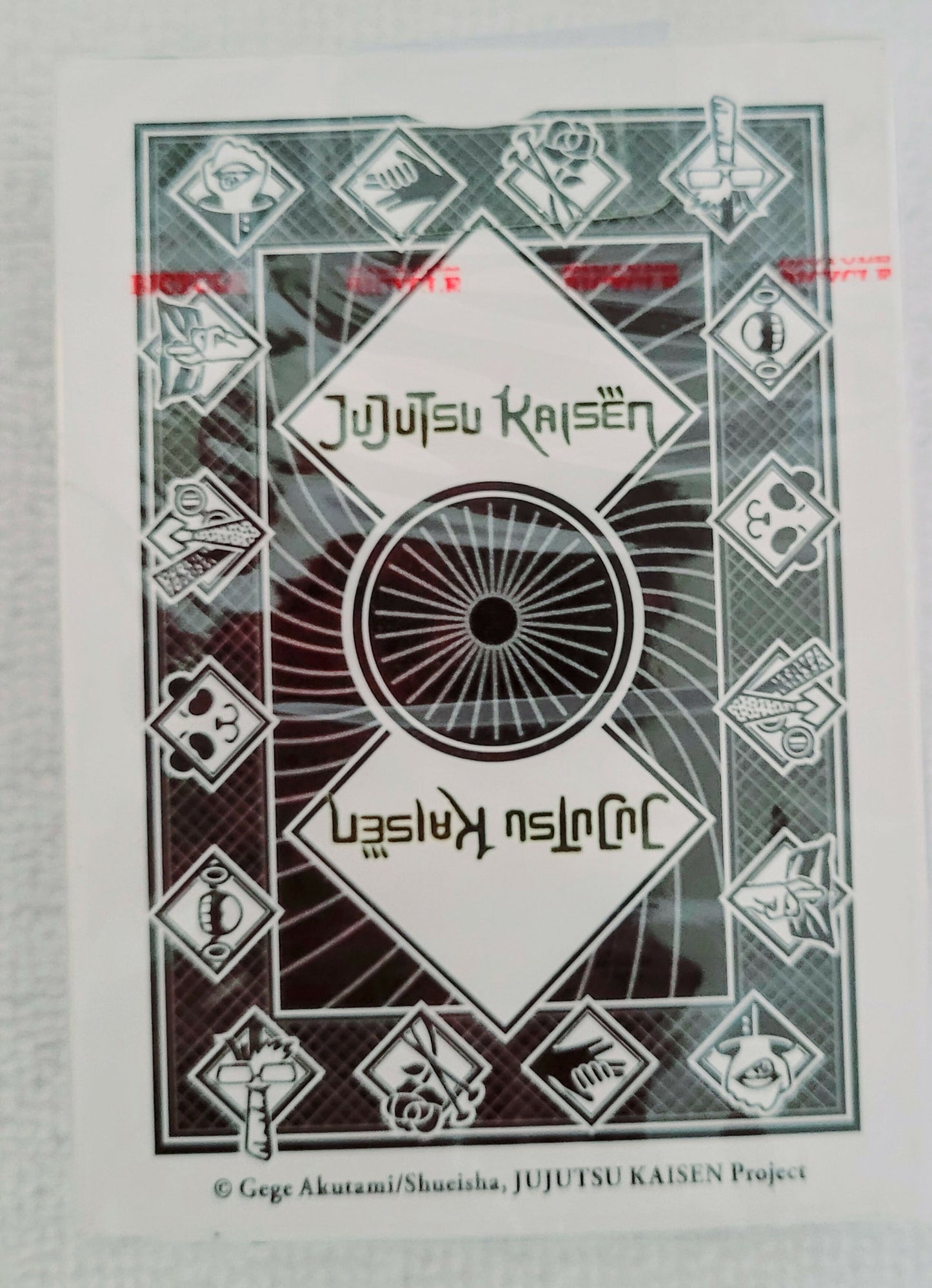 Jujutsu Kaisen Bicycle Playing Cards