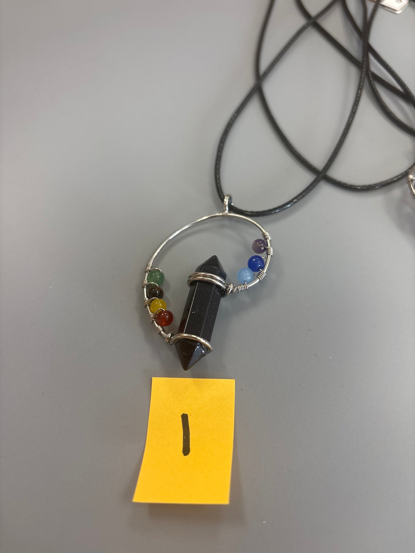 Hexagon Chakra Point Necklace