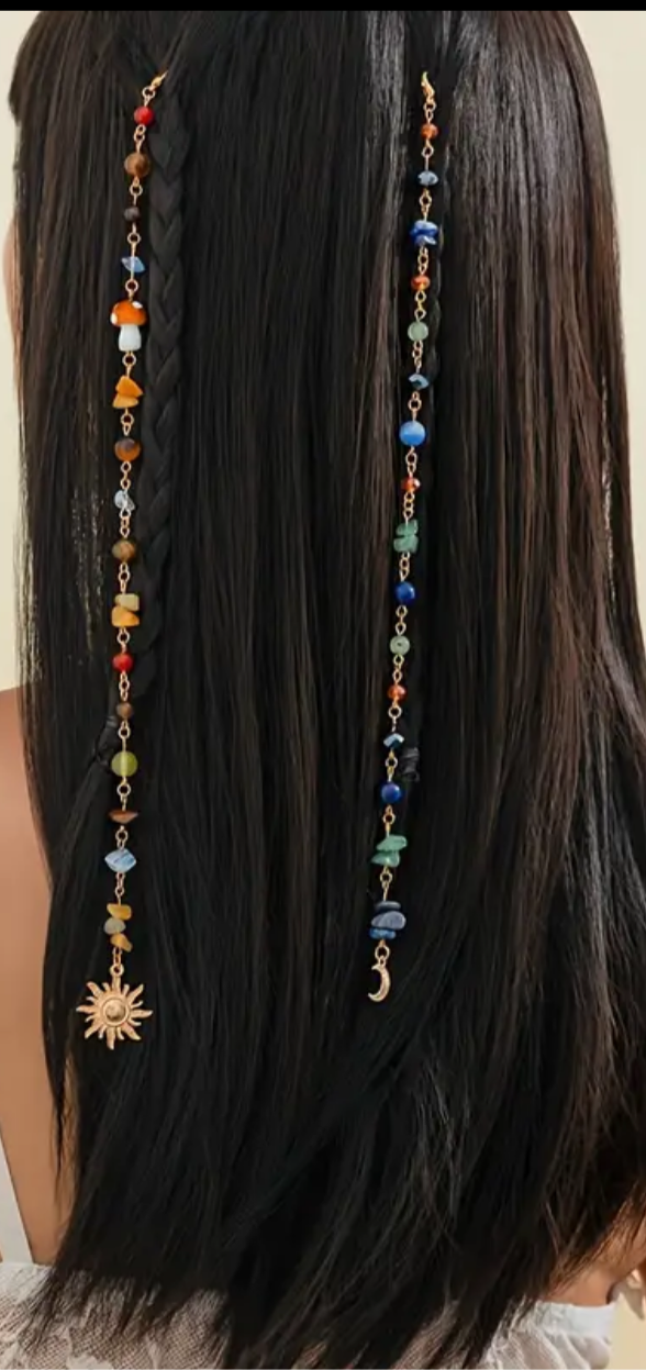 Hair accessories moon and Sun