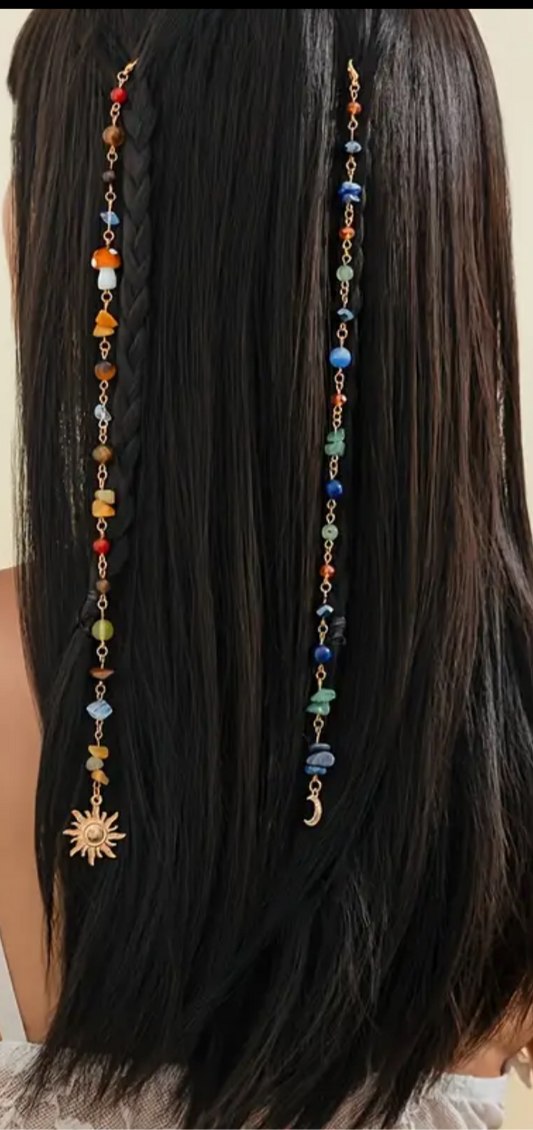 Hair accessories moon and Sun